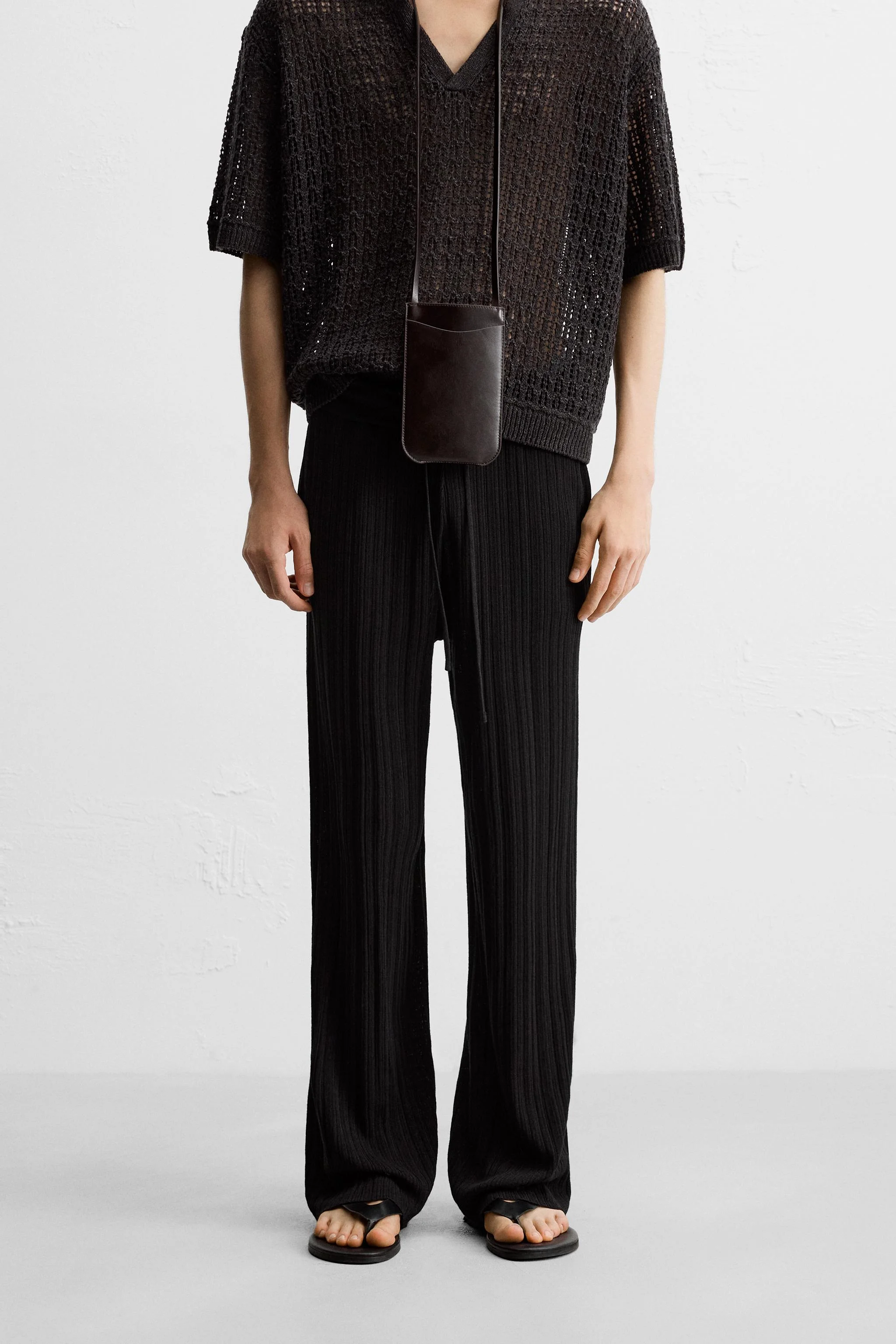 شلوار بافتنی با بافت خاص