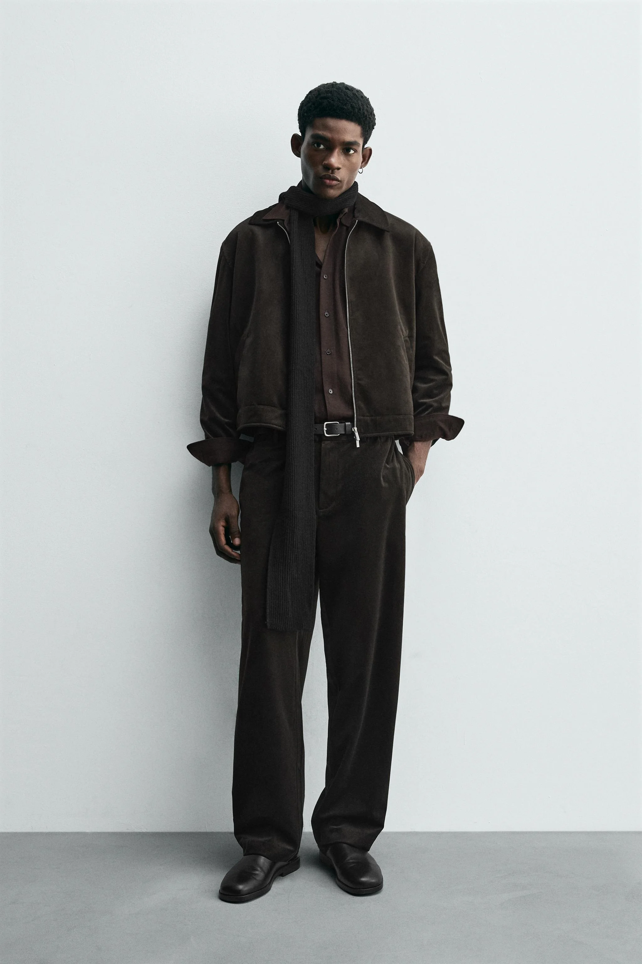 شلوار مخمل با بافت