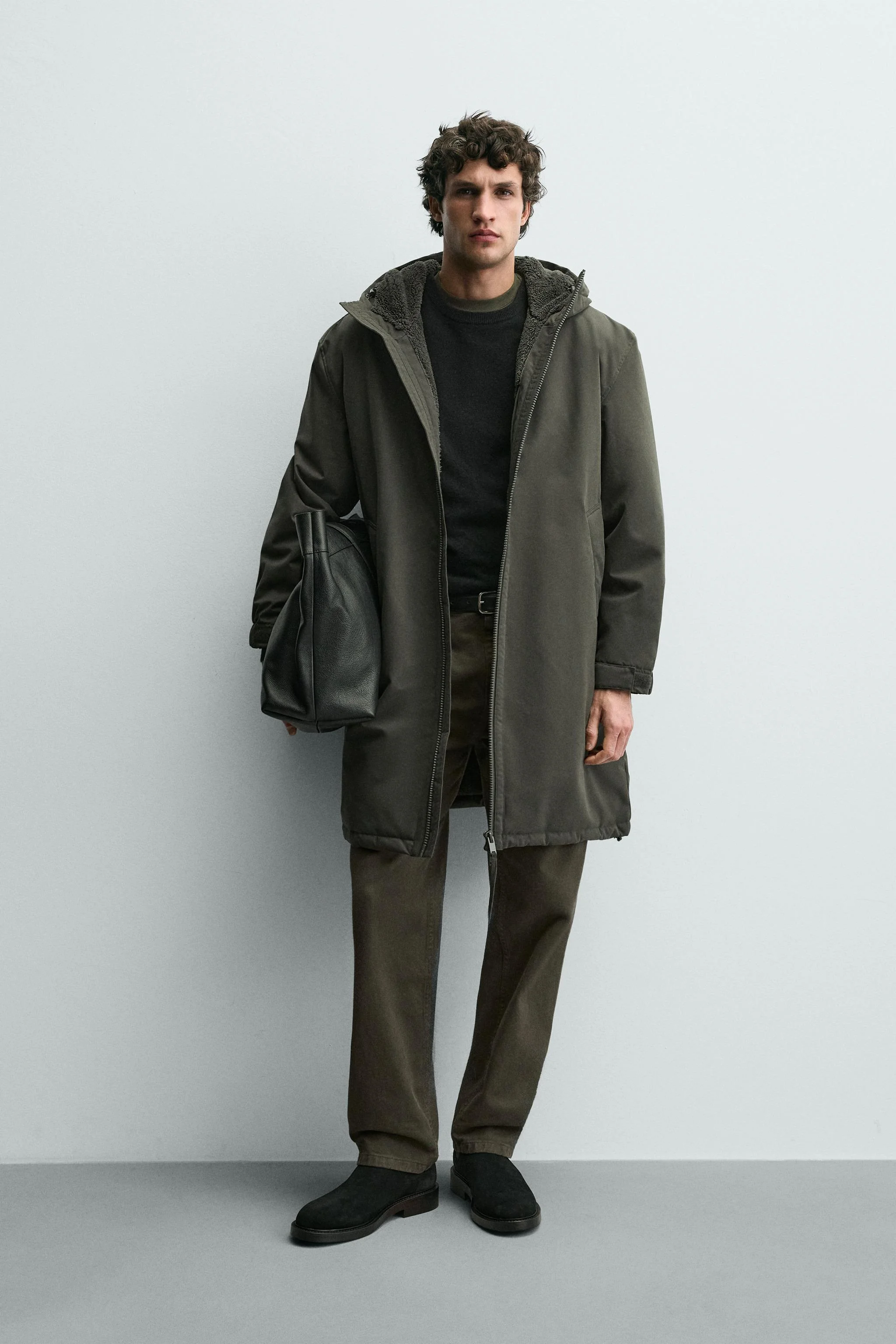 ژاکت لحافی با رنگ متضاد