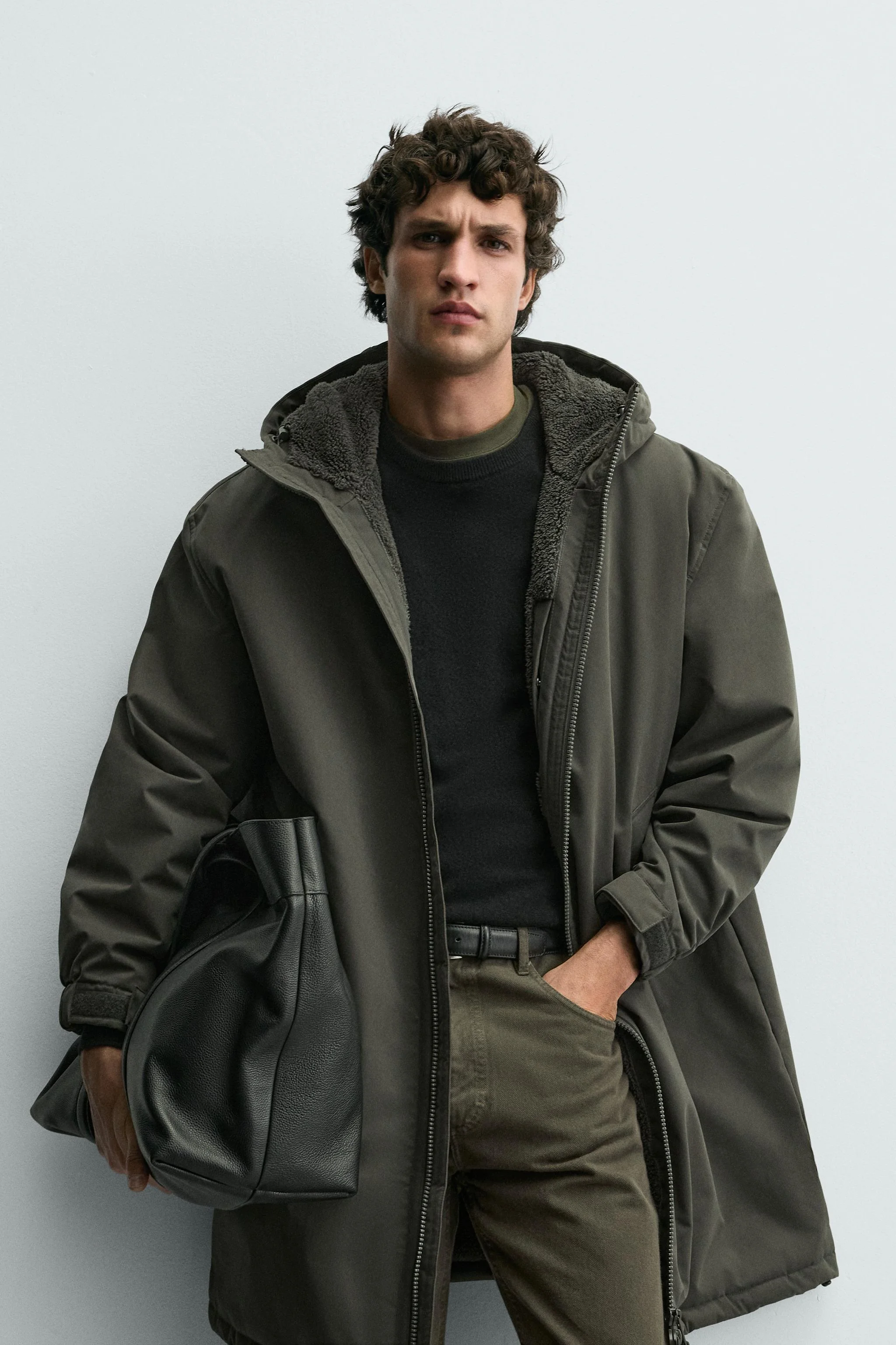 ژاکت لحافی با رنگ متضاد