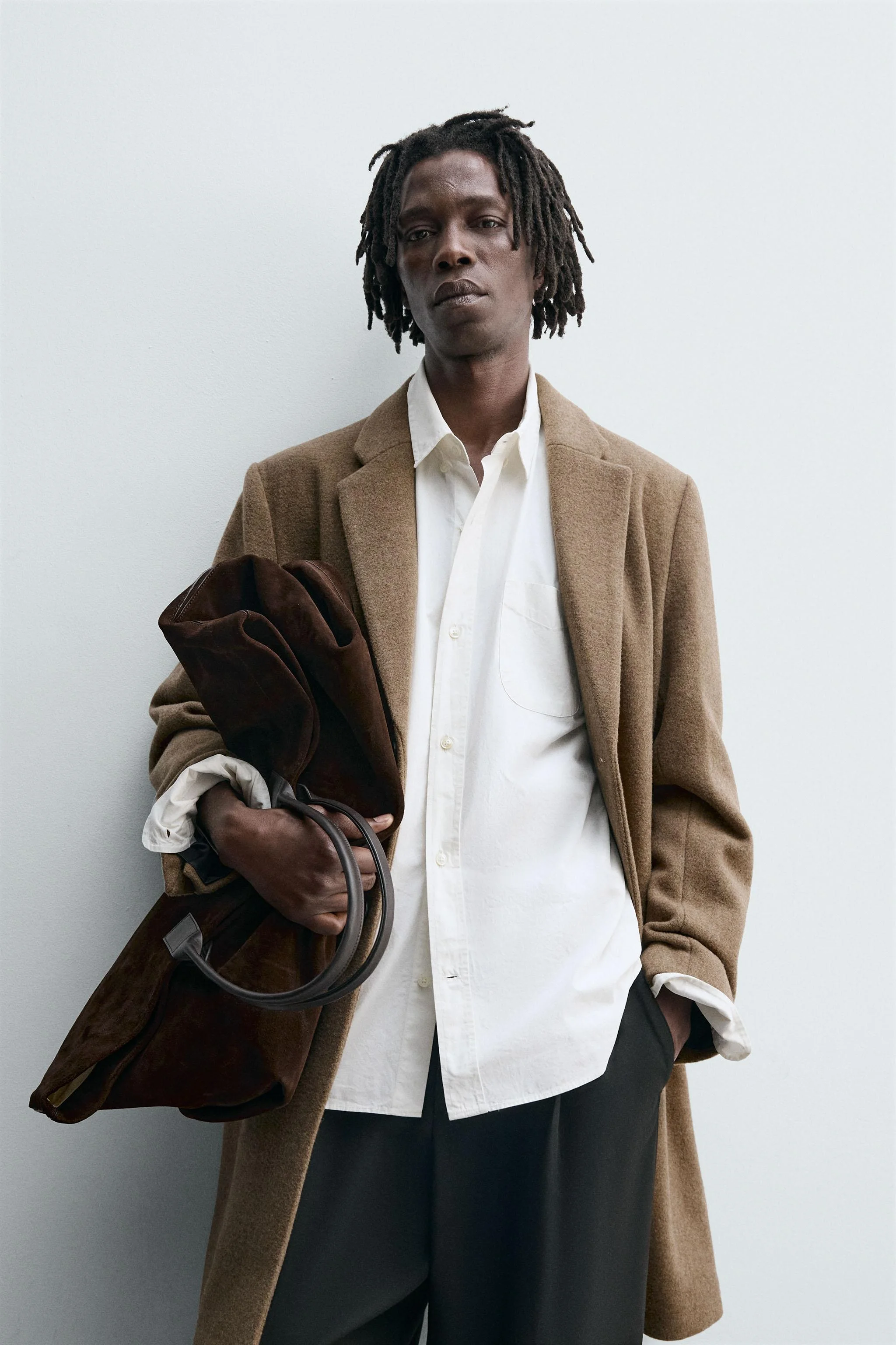 کت پشمی با تن خور معمولی