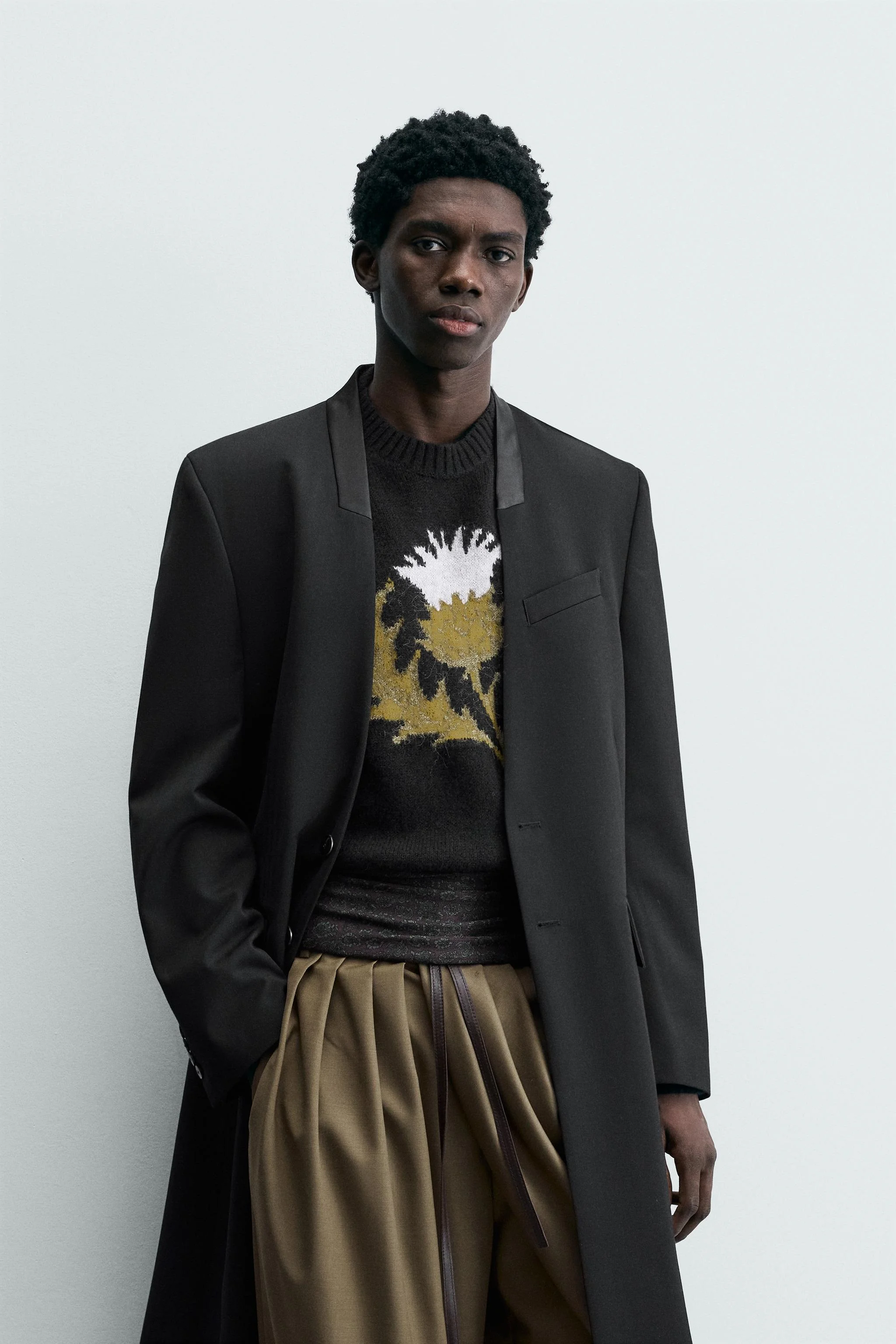 کت فراک ژاکارد راه راه - نسخه محدود