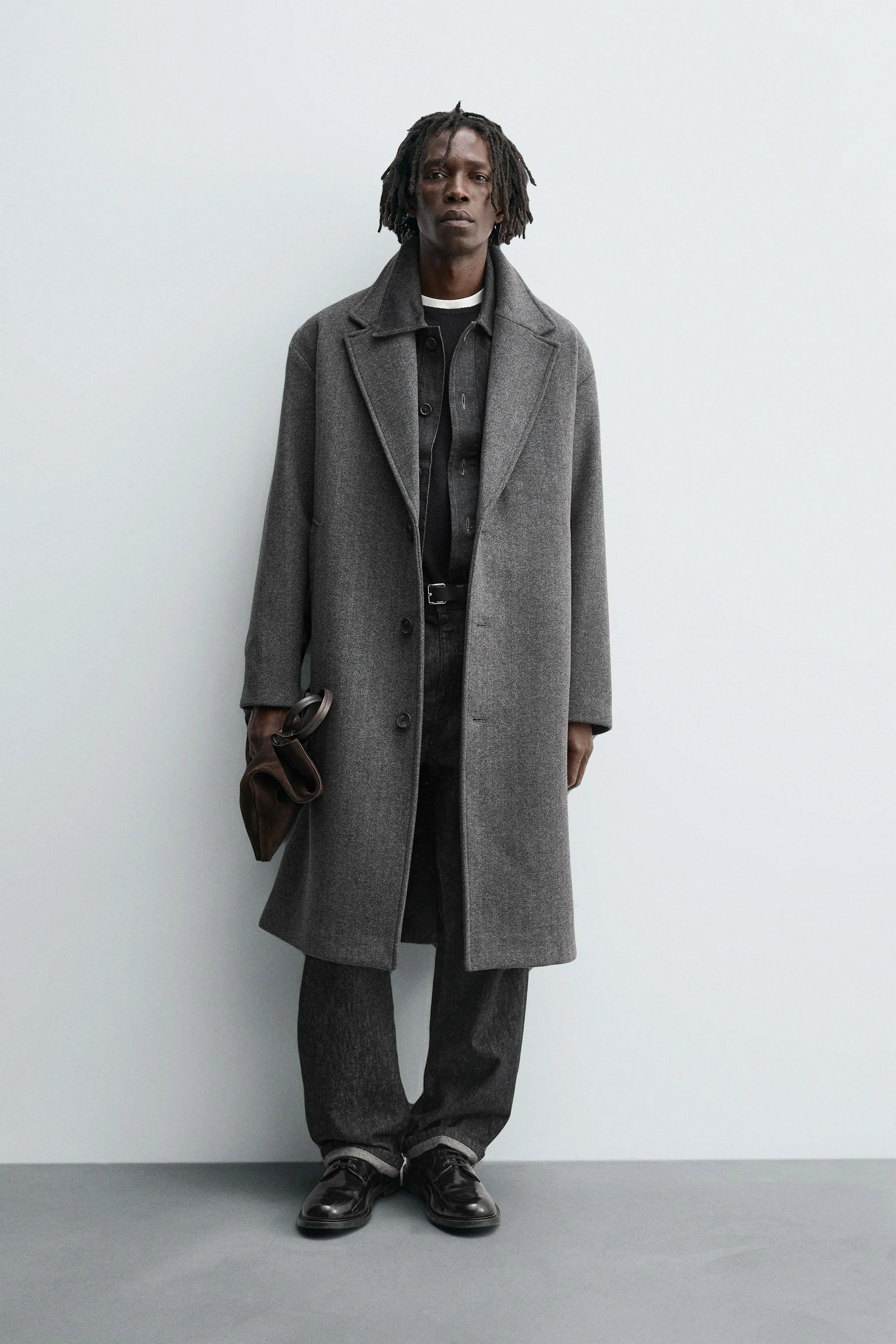 کت بافت جناغی پشمی