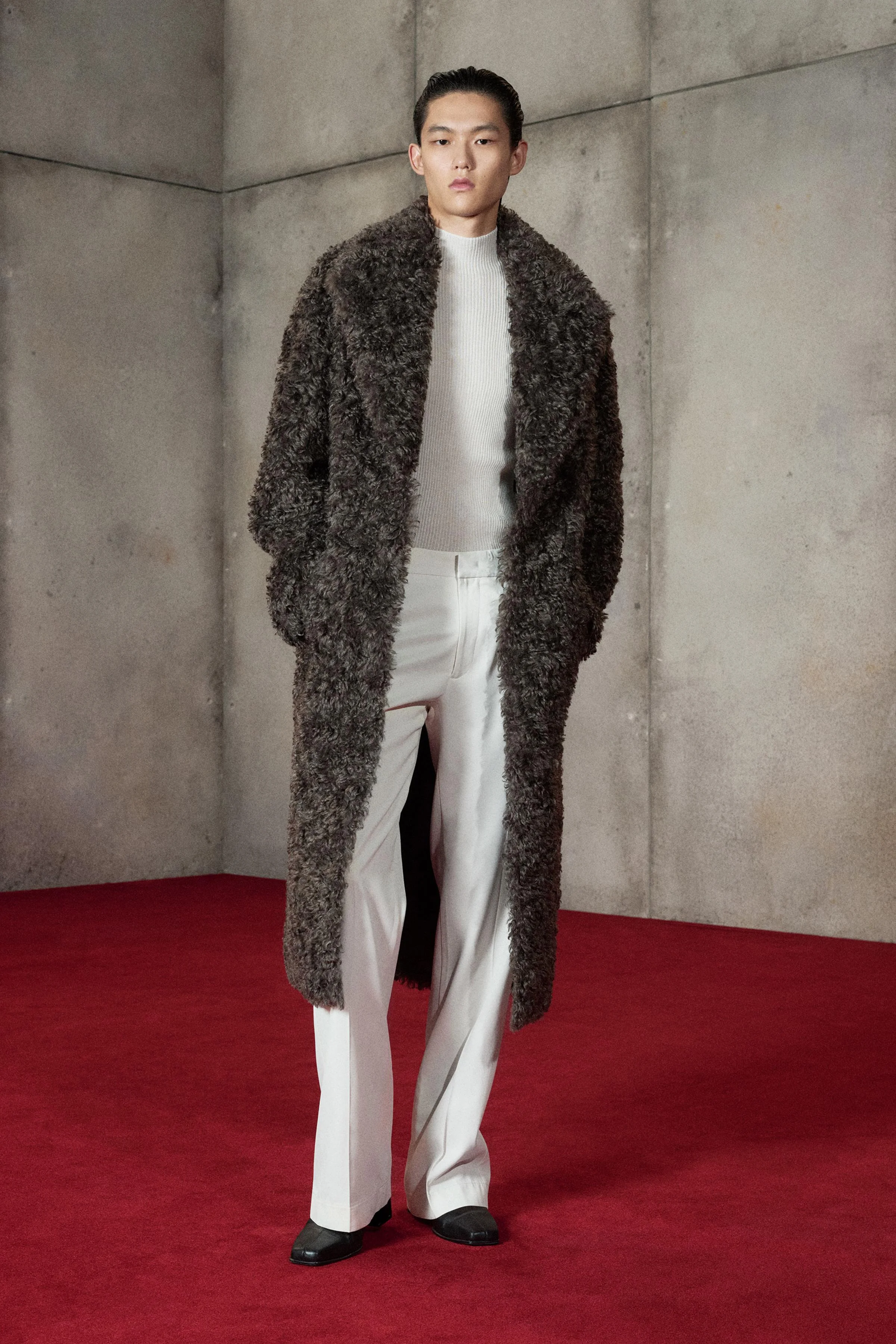 کت با افکت چرم دو رو LUDOVIC DE SAINT SERNIN x ZARA