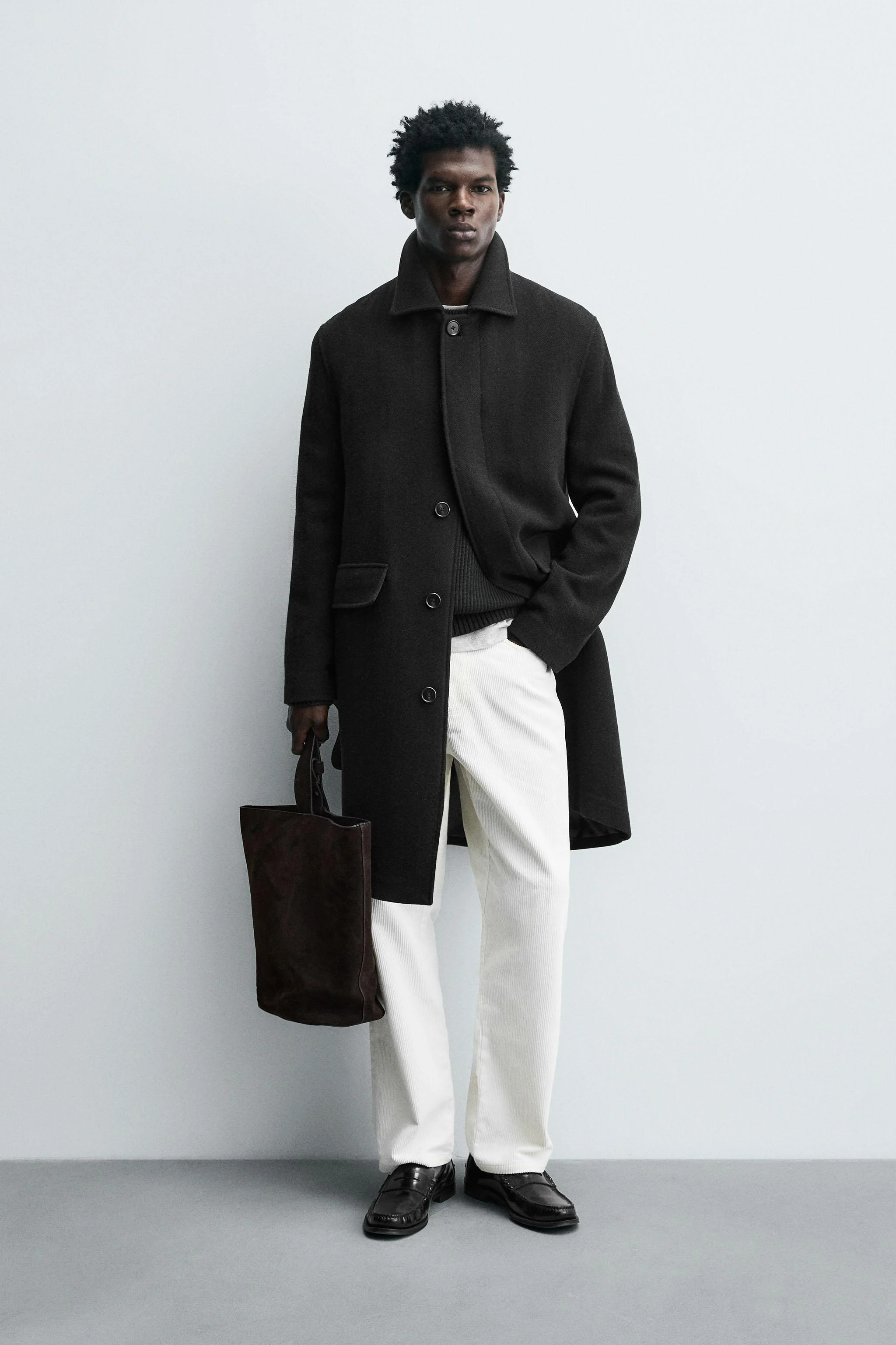 کت پشمی جناغی ۱۰۰٪