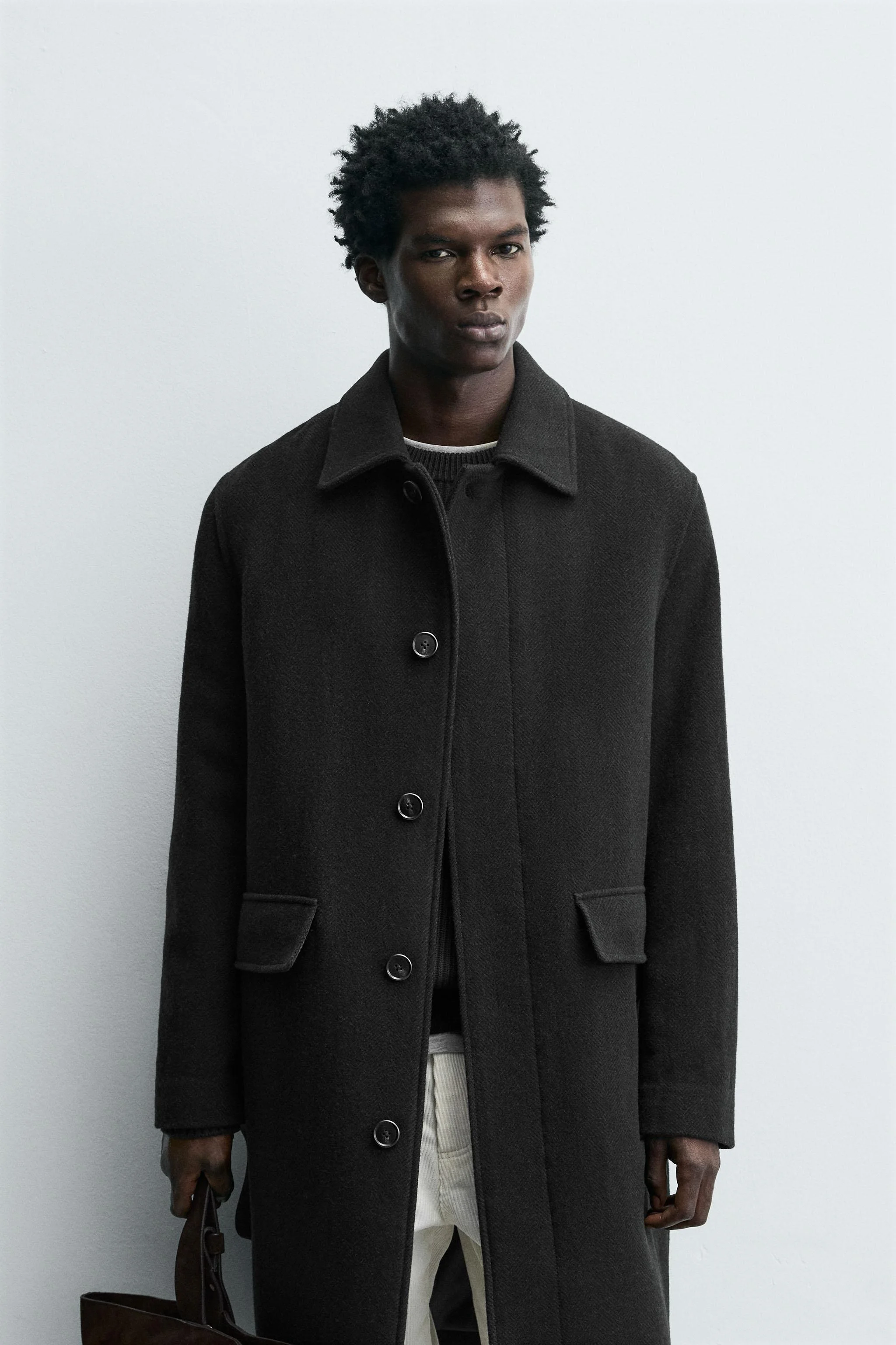 کت پشمی جناغی ۱۰۰٪