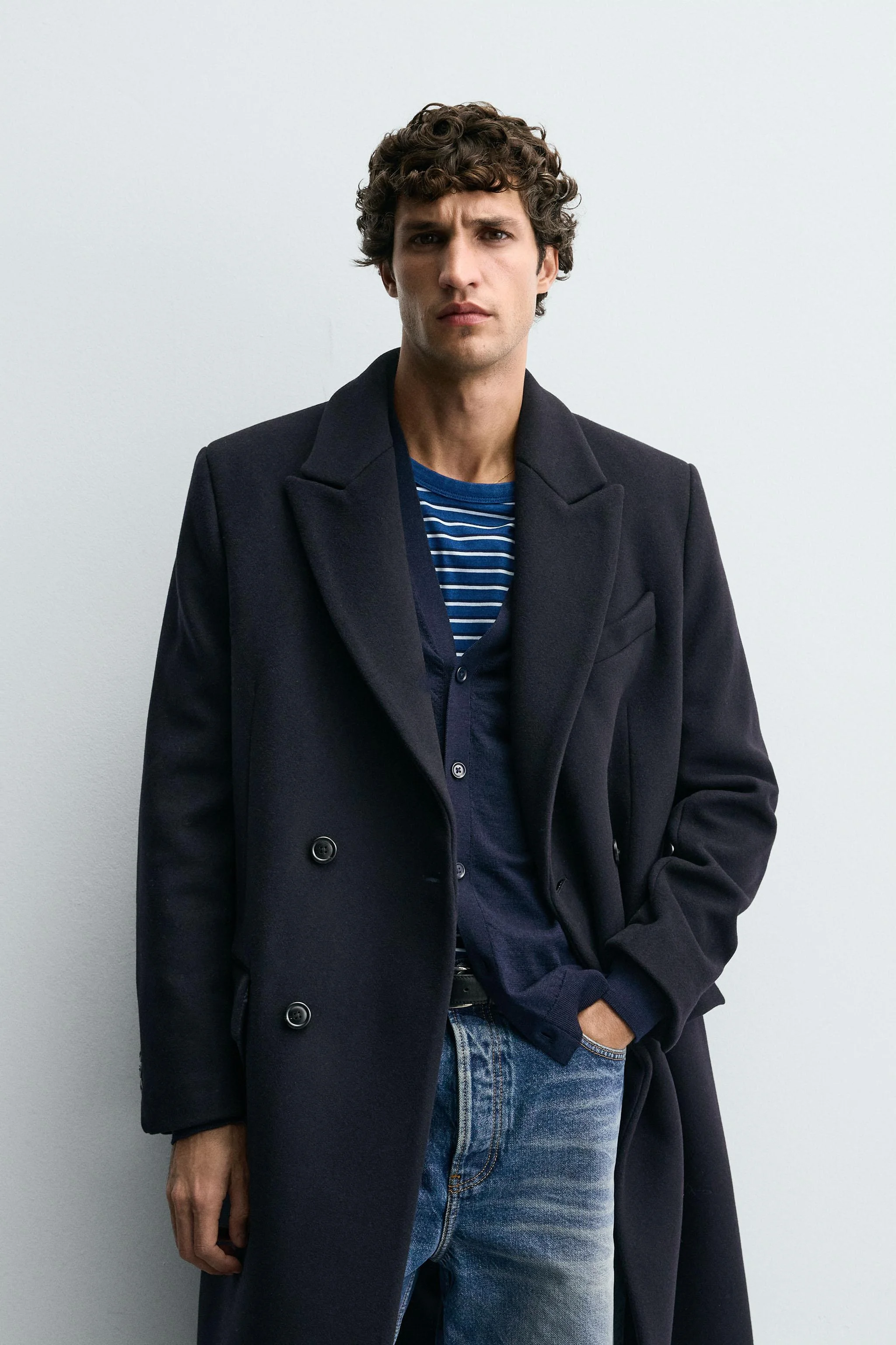 کت دو سینه پشمی MANTECO