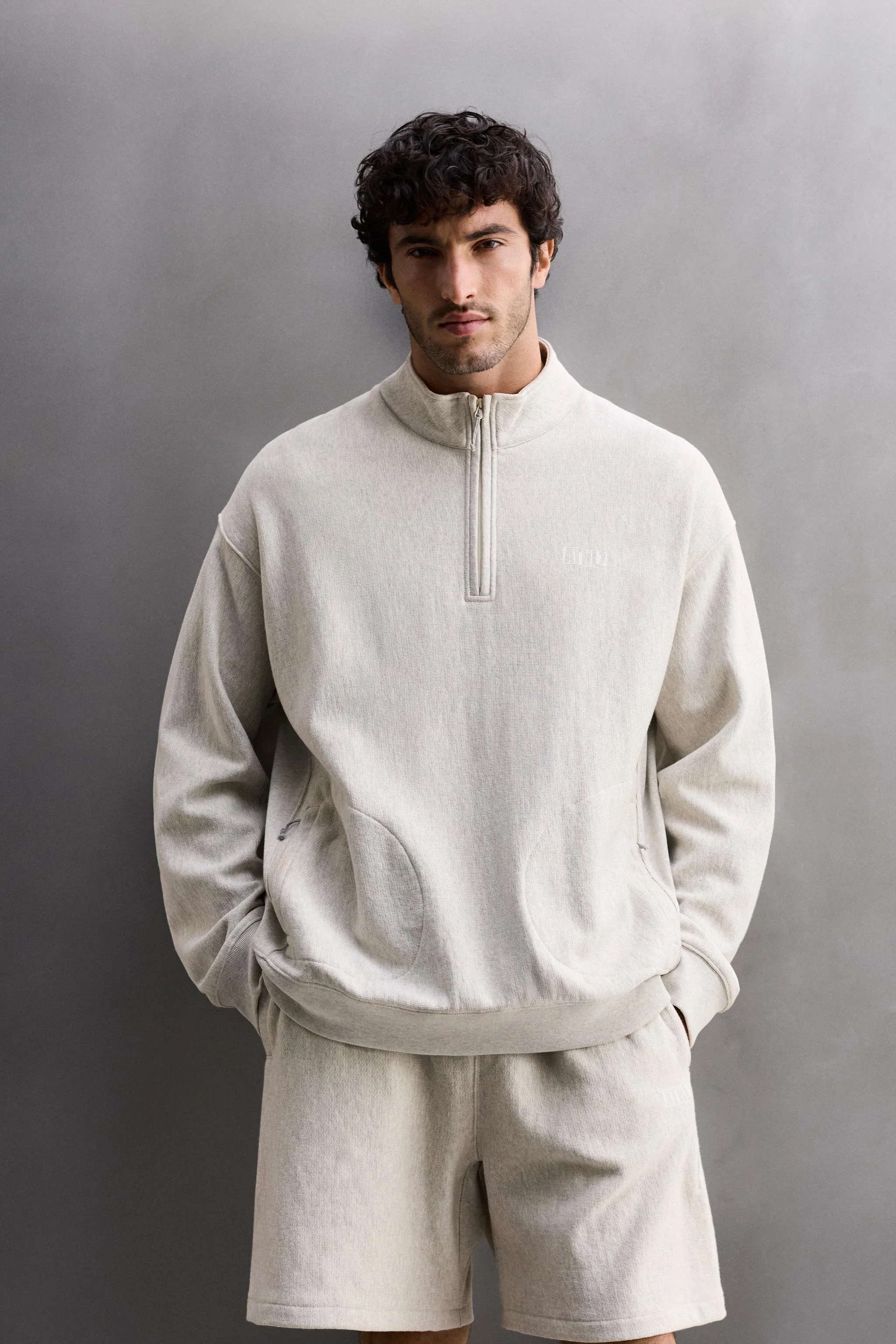 سویشرت تمرینی نیم زیپ