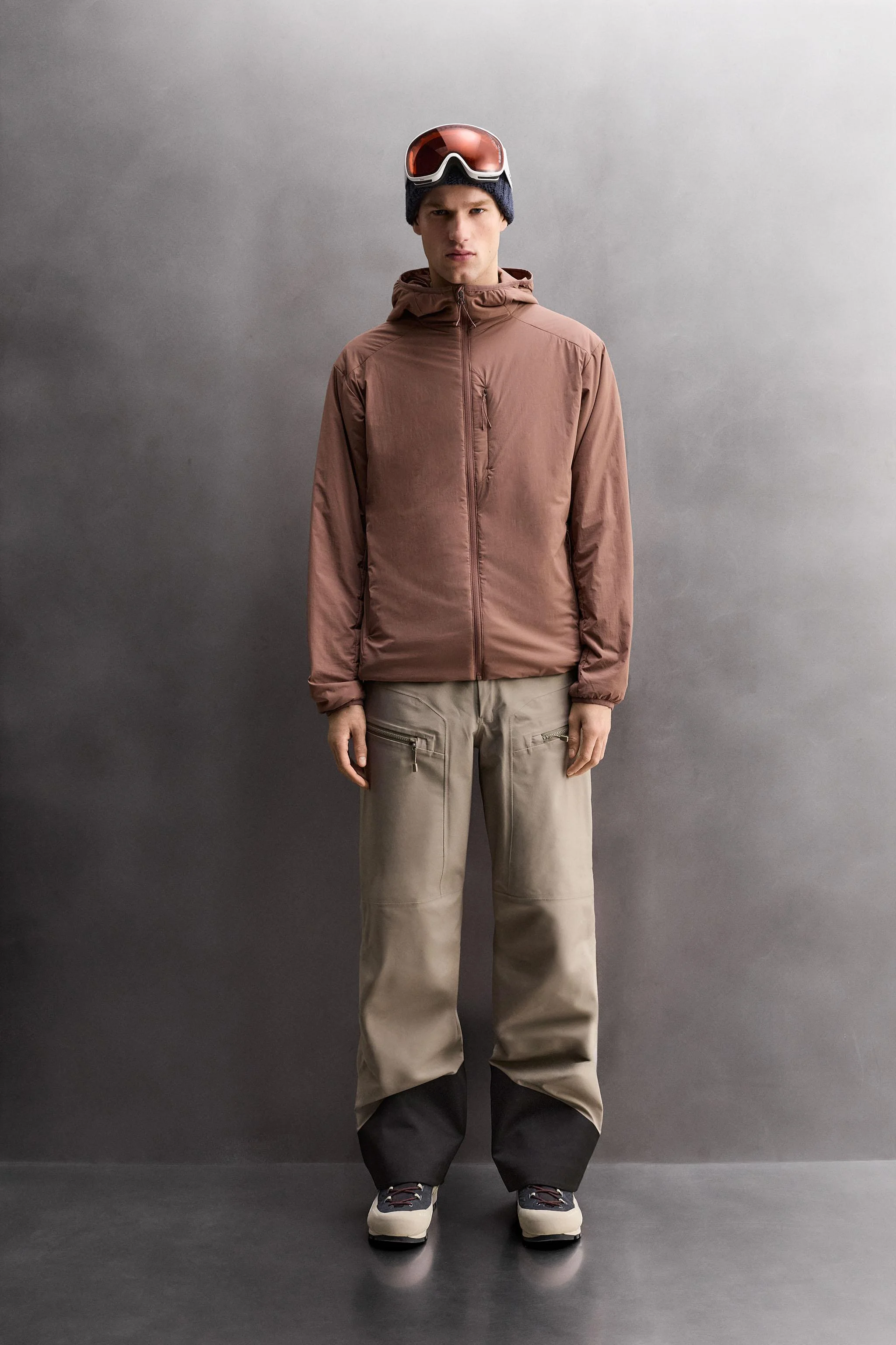 کاپشن لایه میانی اسکی با طرح لحافی