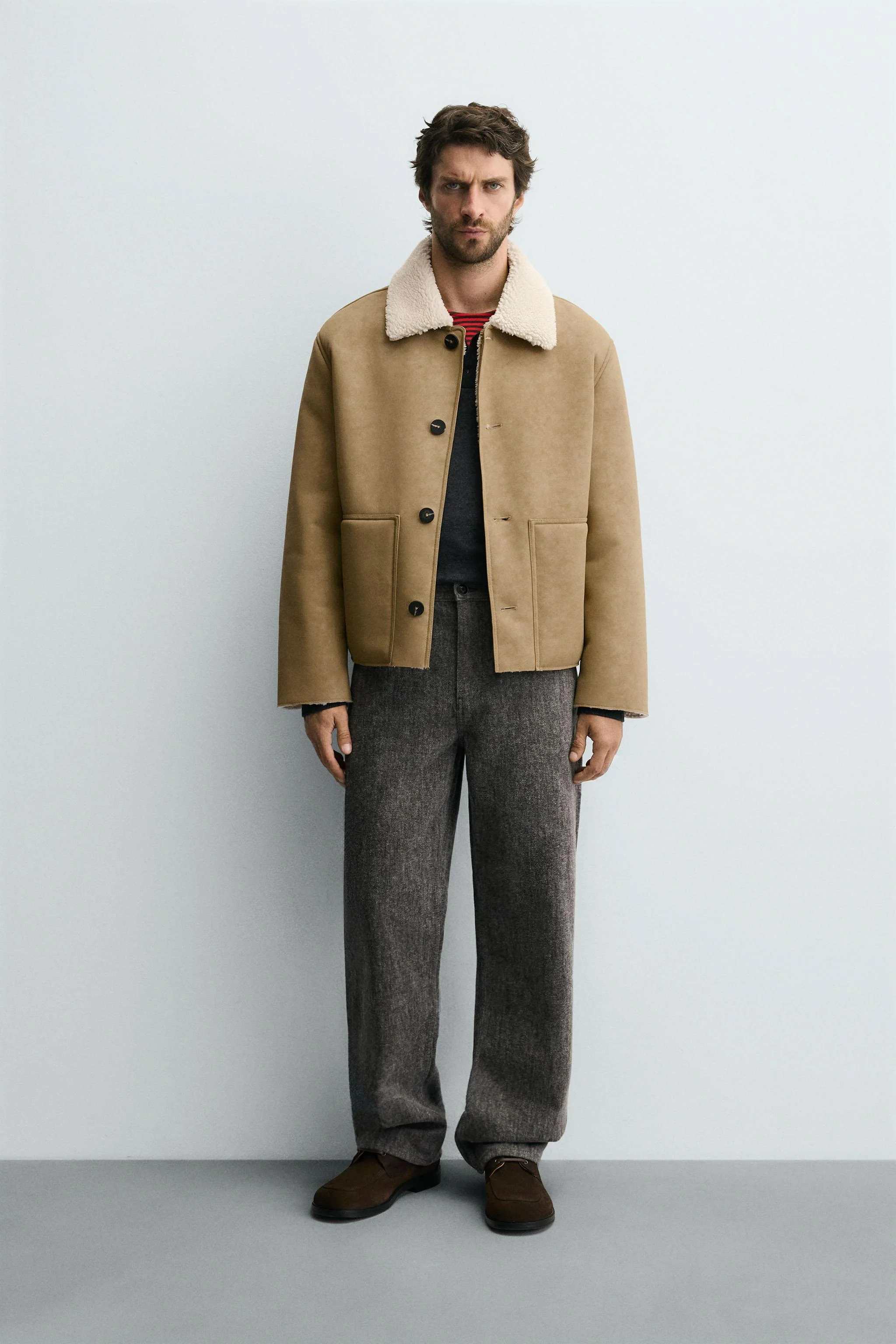 کت چرمی مصنوعی دو رو