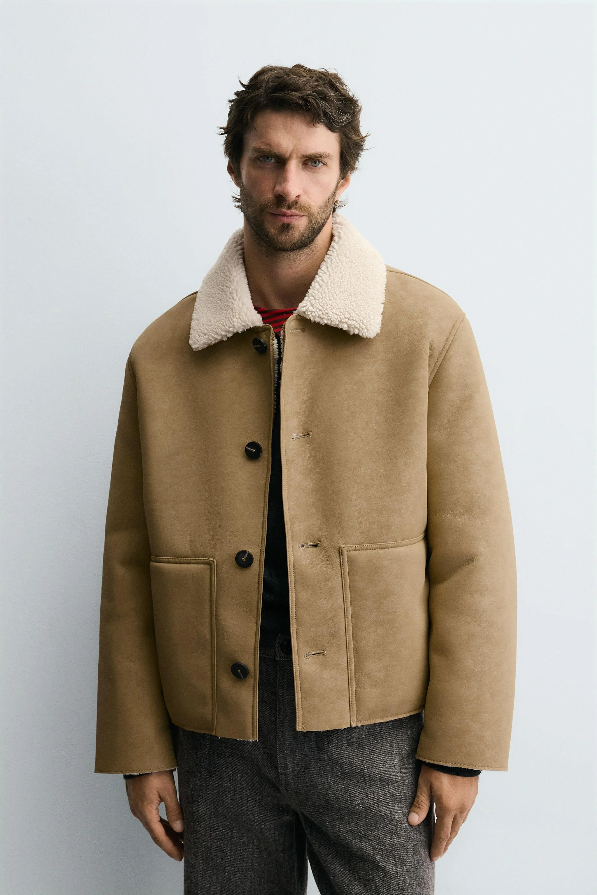 کت چرمی مصنوعی دو رو