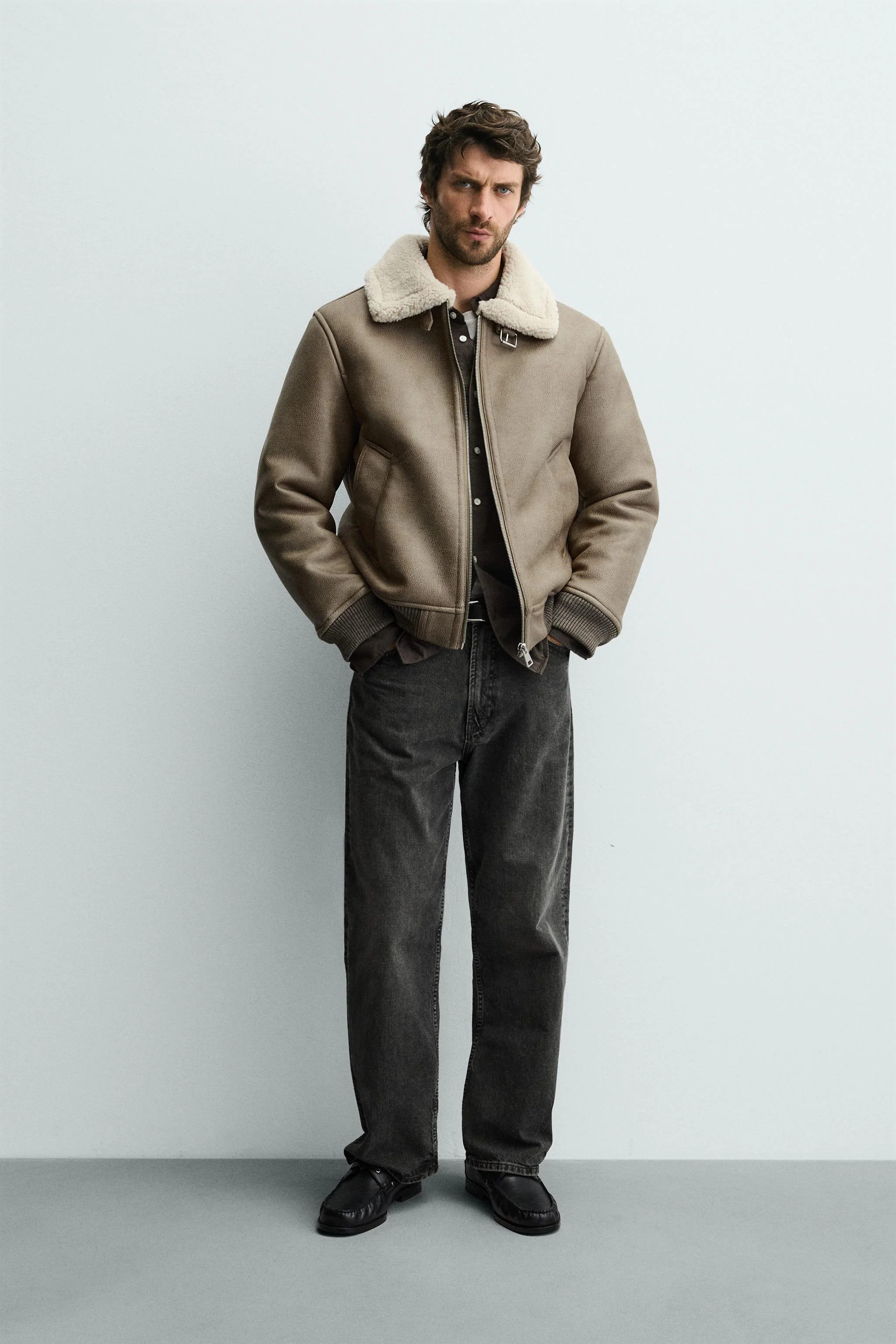 کت چرمی مصنوعی دو رو