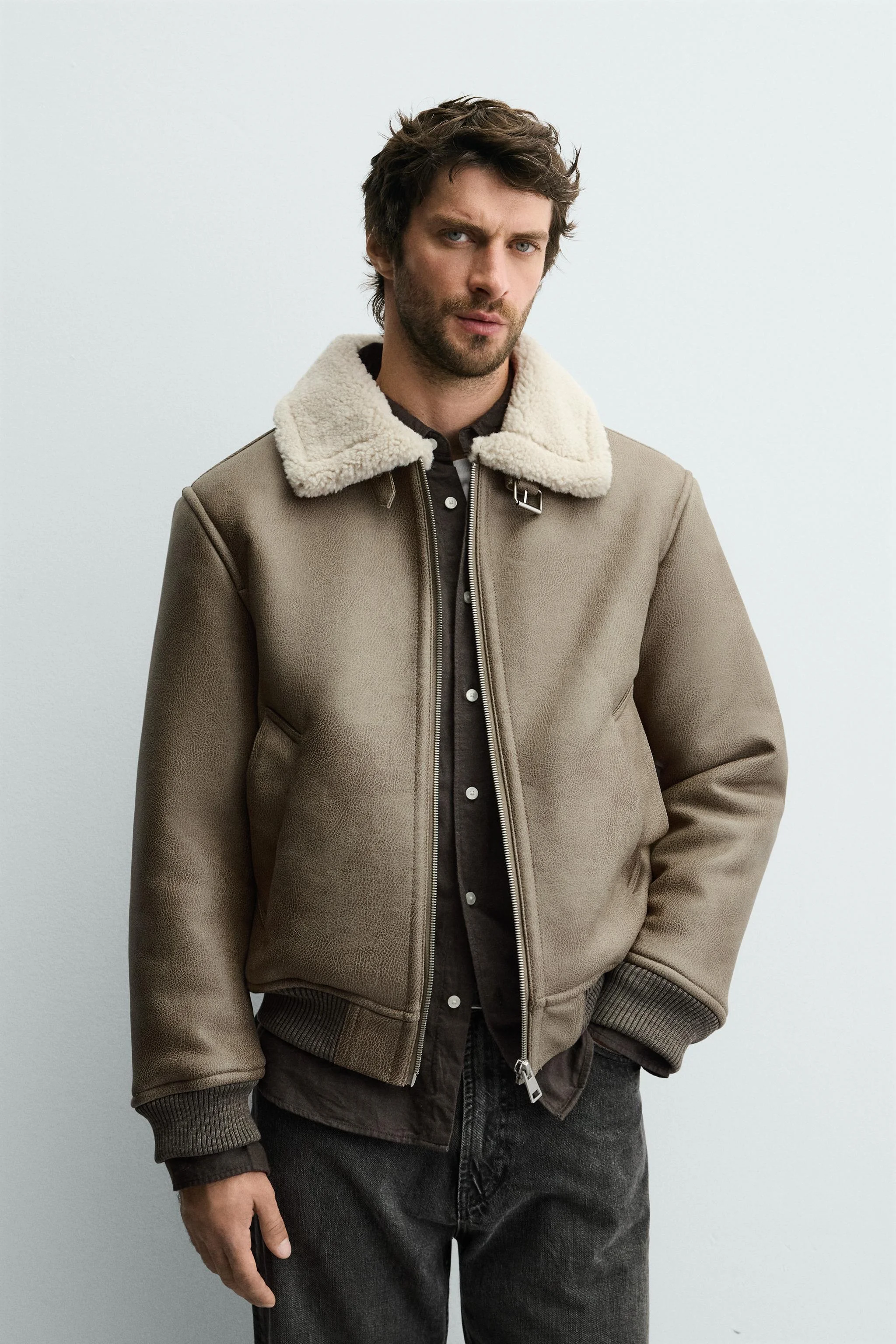 کت چرمی مصنوعی دو رو