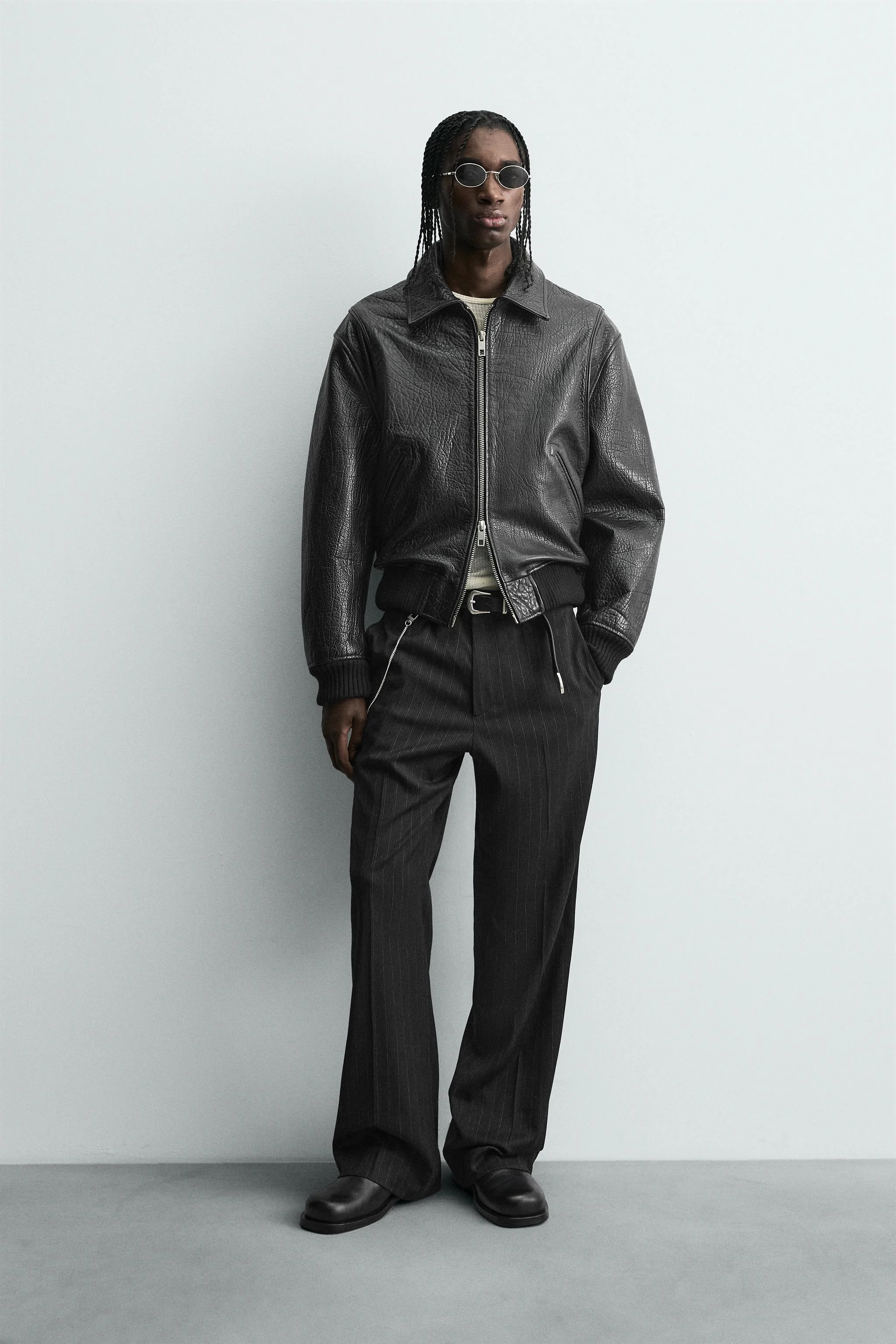 کت چرمی طرح‌دار