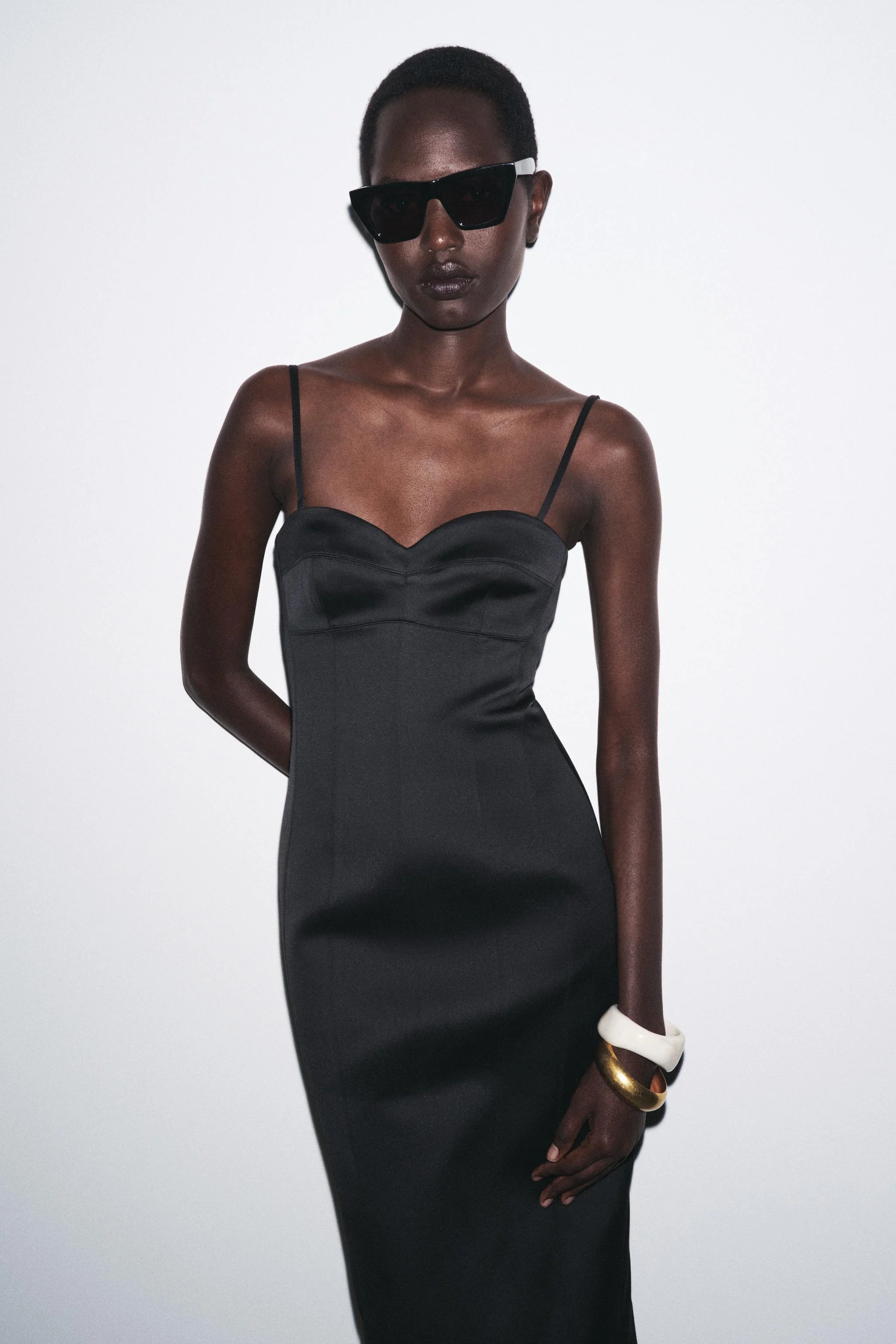 پیراهن میدی ساتن ZW COLLECTION