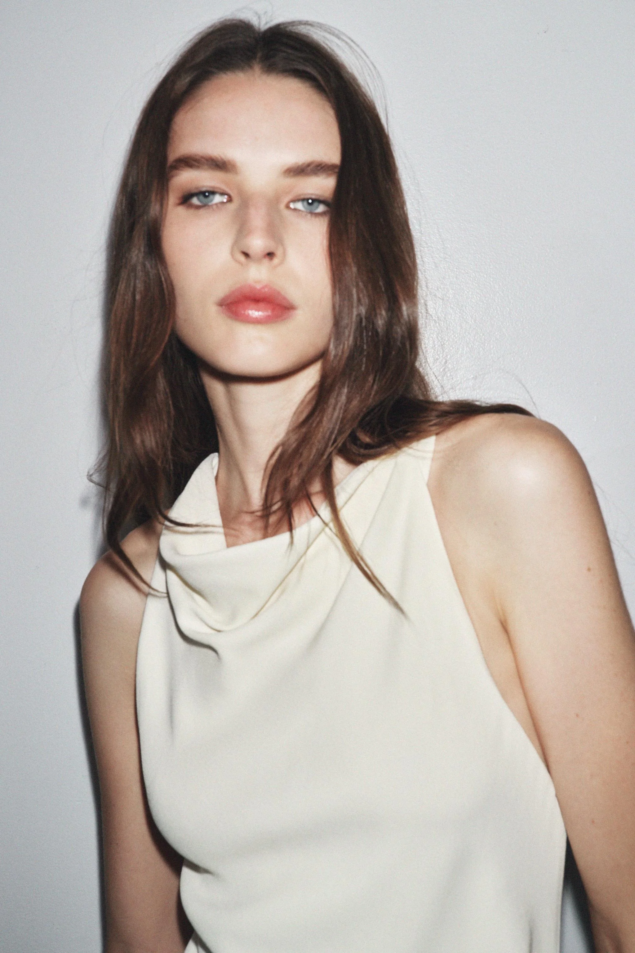 پیراهن یقه هالتر ترکیبی ZW COLLECTION