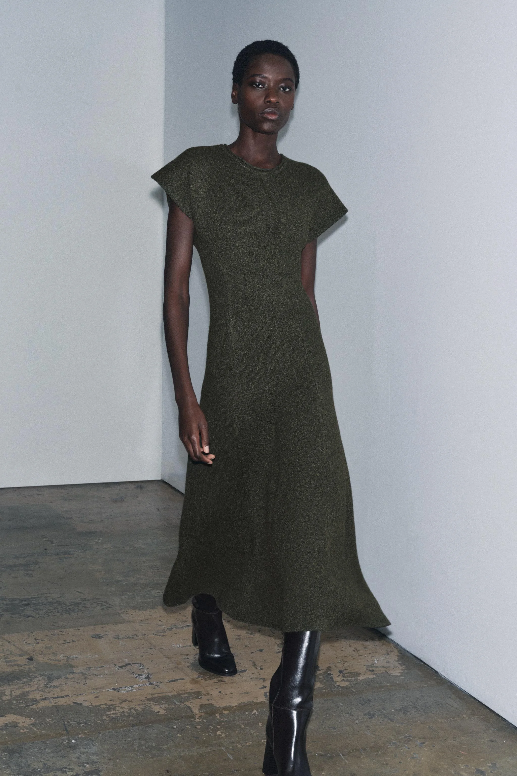 پیراهن بافتنی بلند