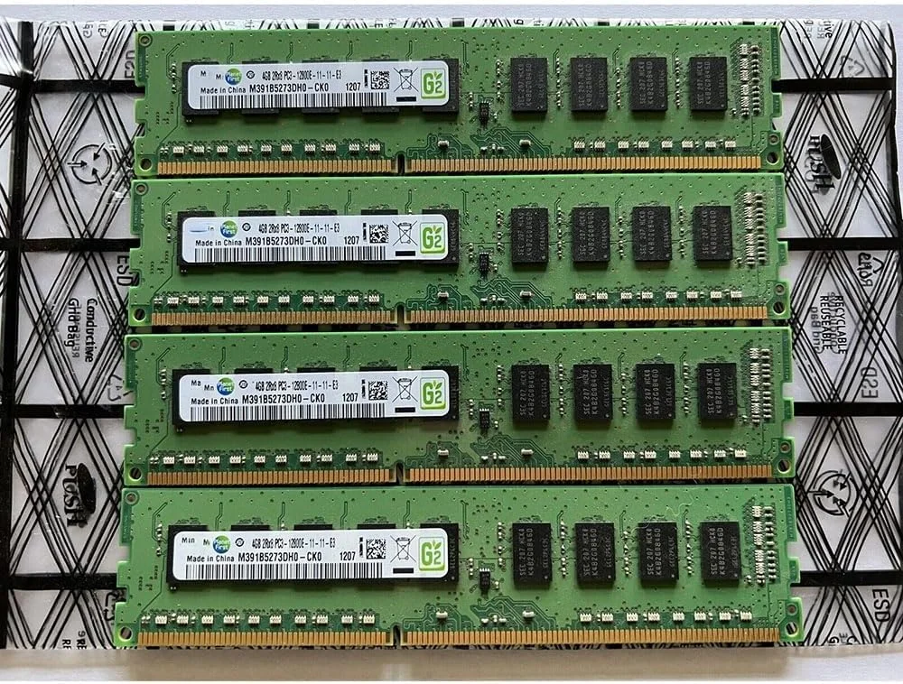 یک عدد رم سرور برای IBM 00D4957 4GB x1 DDR3 1600MHZ 12800E M391B5273DH0-CK0 ECC