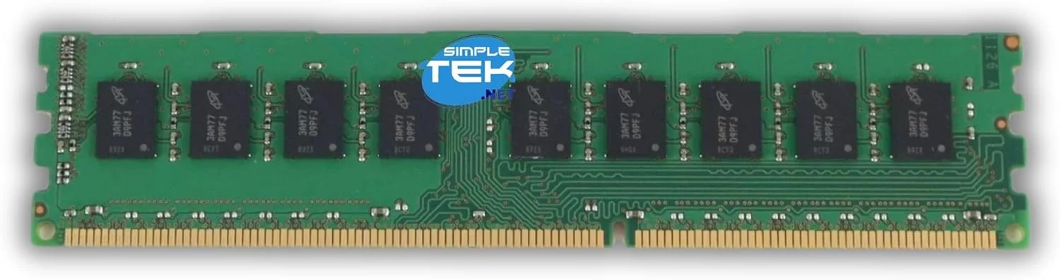 ماژول رم 4 گیگابایتی DDR3 سیمپل‌تک | PC3-12800E، 1600 مگاهرتز، 1.5 ولت | حافظه ECC مناسب برای سرورها و ایستگاه‌های کاری (بازسازی شده)