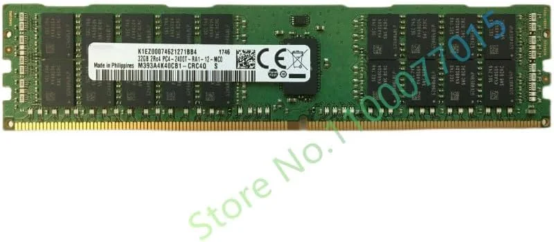 یک عدد رم ۳۲ گیگابایتی 2RX4 PC4-2400T ECC مخصوص سرور، تست شده و سالم قبل از ارسال