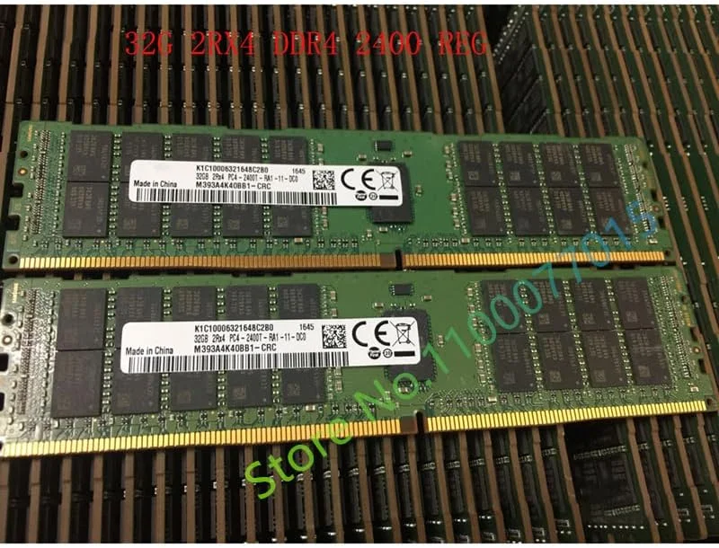 یک عدد رم ۳۲ گیگابایتی 2RX4 PC4-2400T ECC مخصوص سرور، تست شده و سالم قبل از ارسال