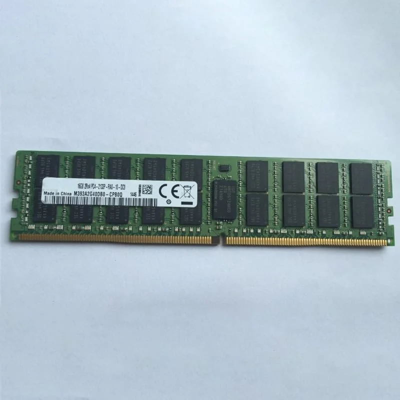 یک عدد رم ۱۶ گیگابایتی DDR4 ECC 2RX4 PC4-2133P REG اورجینال برای سرور سامسونگ، ۱۰۰٪ تست شده