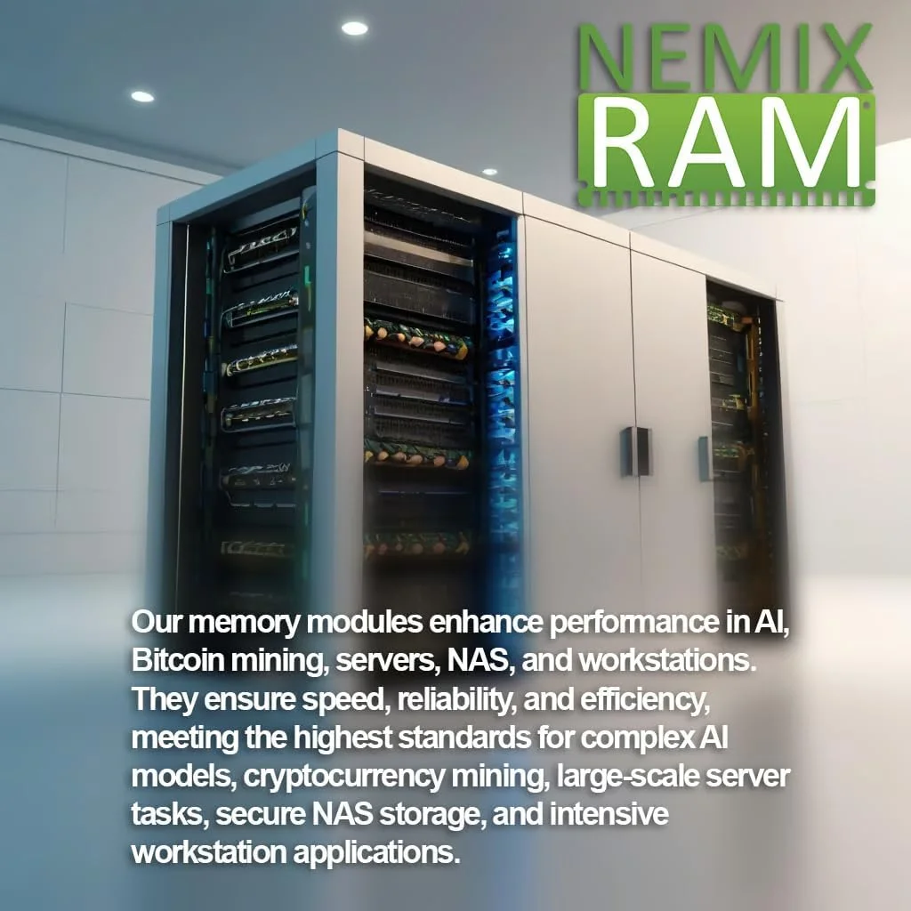 رم ۳۲ گیگابایتی سازگار با سرورهای Dell PowerEdge مدل NEMIX RAM SNPTN78YC/32G A9781929