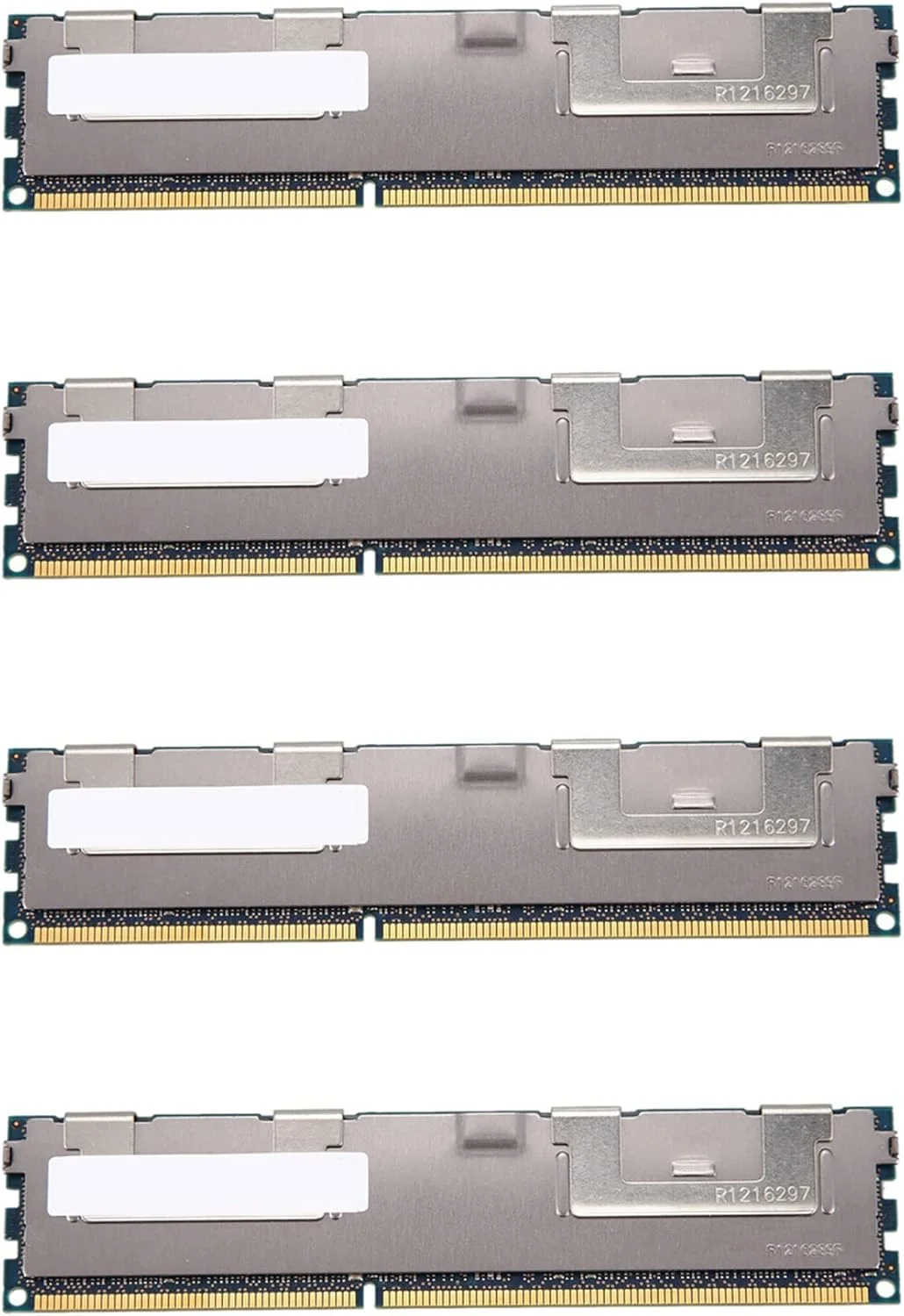 ۴ عدد رم ۴ گیگابایتی DDR3 با سرعت ۱۳۳۳ مگاهرتز PC3-10600R ولتاژ ۱.۵ رم سرور ۲۴۰ پین HMT151R7TFR4C