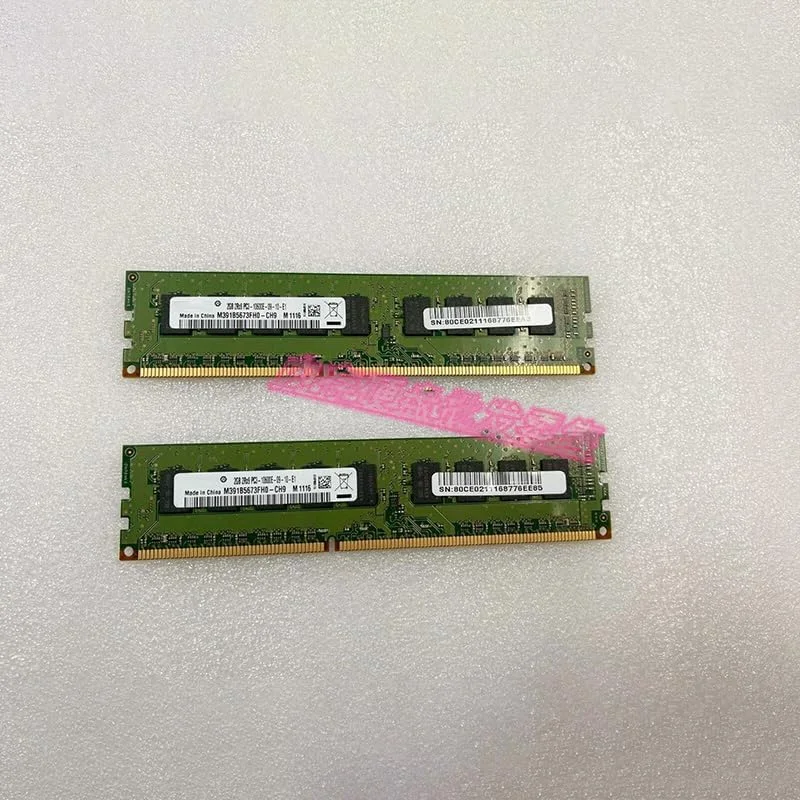 دو عدد M391B5673FH0-CH9 2G 1333 PC3-10600E-09-10 برای ماژول رم سرور سامسونگ