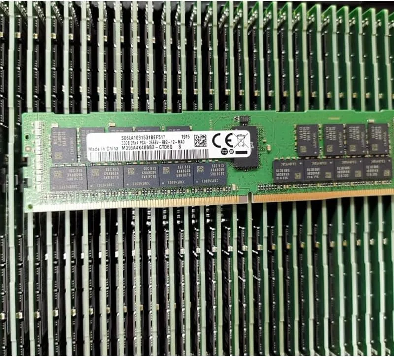 ۱ عدد رم سرور ۳۲ گیگابایتی M393A4K40BB2-CTD 2RX4 DDR4 PC4-2666V-RB2 DDR4 برای سرورهای سامسونگ