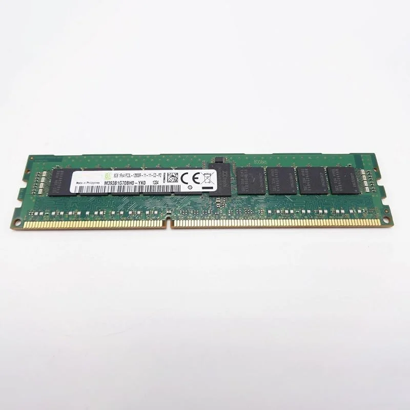 یک عدد رم سرور 8 گیگابایتی M393B1G70BH0-YK0 1RX4 PC3L-12800R 1600 DDR3 REG