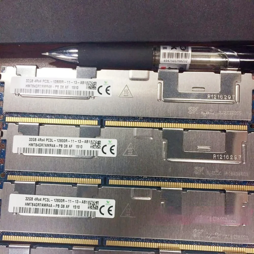 یک عدد رم سرور SKhynix مدل HMT84GR7BMR4A-PB 32G PC3L-12800R 1600 REG