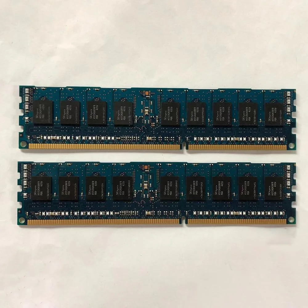 یک عدد رم سرور SKhynix مدل HMT42GR7BFR4A-PB با ظرفیت 16 گیگابایت، 2RX4، PC3L 1600 12800R REG
