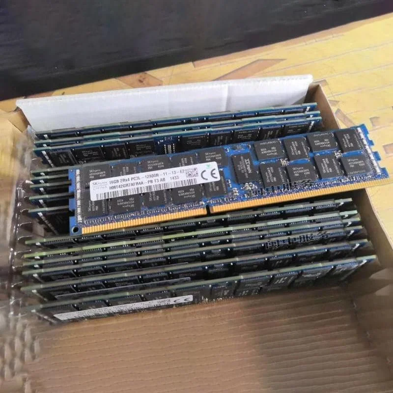 ۱ عدد رم سرور SKhynix مدل HMT42GR7AFR4A-PB با ظرفیت ۱۶ گیگابایت، 2RX4 PC3L-12800R 1600 REG