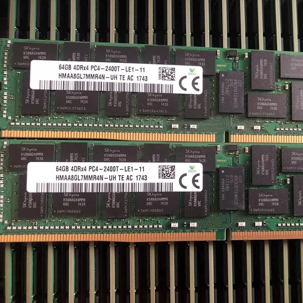 یک عدد رم سرور SKhynix مدل HMAA8GL7MMR4N-UH 64G 4DRX4 PC4-2400T LRDIMM ECC (64 گیگابایت) یک عدد رم سرور SKhynix مدل HMAA8GL7MMR4N-UH 64G 4DRX4 PC4-2400T LRDIMM ECC (64 گیگابایت)