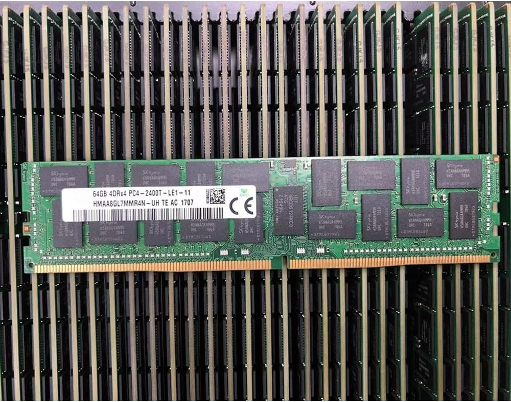 یک عدد رم سرور SKhynix مدل HMAA8GL7MMR4N-UH 64G 4DRX4 PC4-2400T LRDIMM ECC