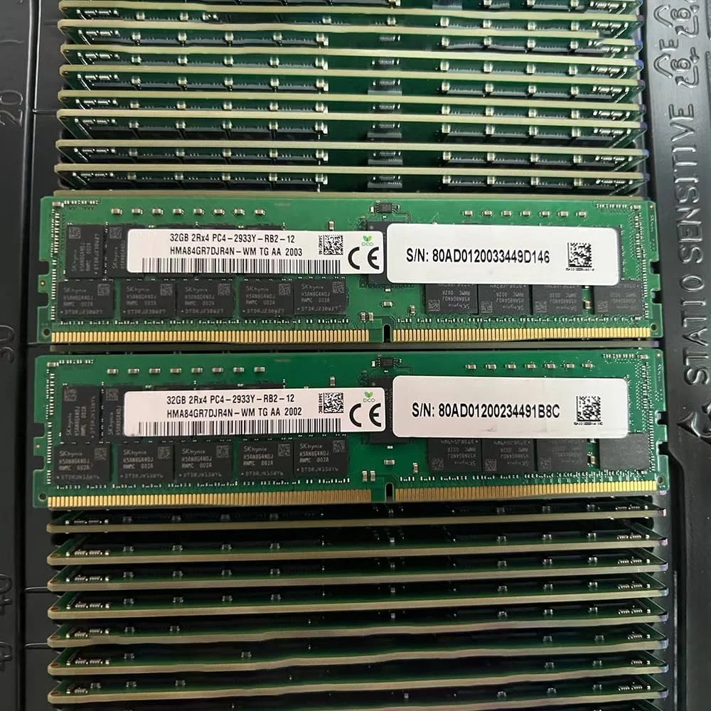 یک عدد رم سرور SKhynix مدل HMA84GR7DJR4N-WM با ظرفیت 32 گیگابایت، DDR4 2933 ECC REG PC4-2933 RECC یک عدد رم سرور SKhynix مدل HMA84GR7DJR4N-WM با ظرفیت 32 گیگابایت، DDR4 2933 ECC REG PC4-2933 RECC
