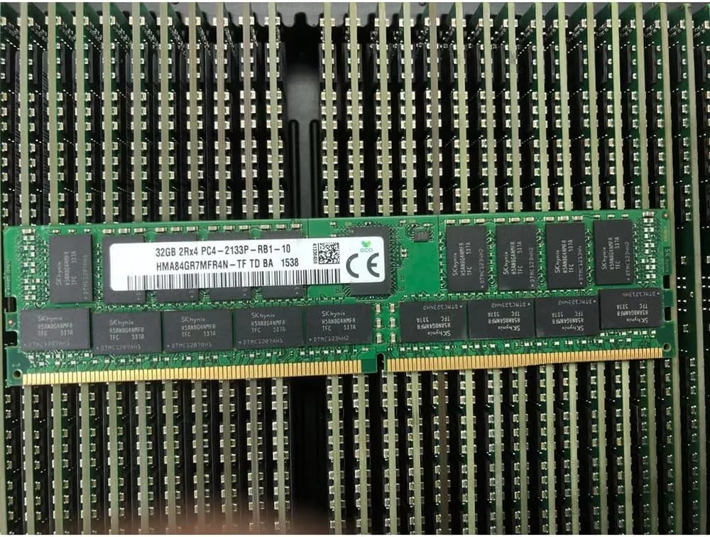 یک عدد رم سرور SKhynix مدل HMA84GR7MFR4N-TF 32G 2RX4 PC4-2133P REG (ظرفیت 32 گیگابایت) یک عدد رم سرور SKhynix مدل HMA84GR7MFR4N-TF 32G 2RX4 PC4-2133P REG (ظرفیت 32 گیگابایت)
