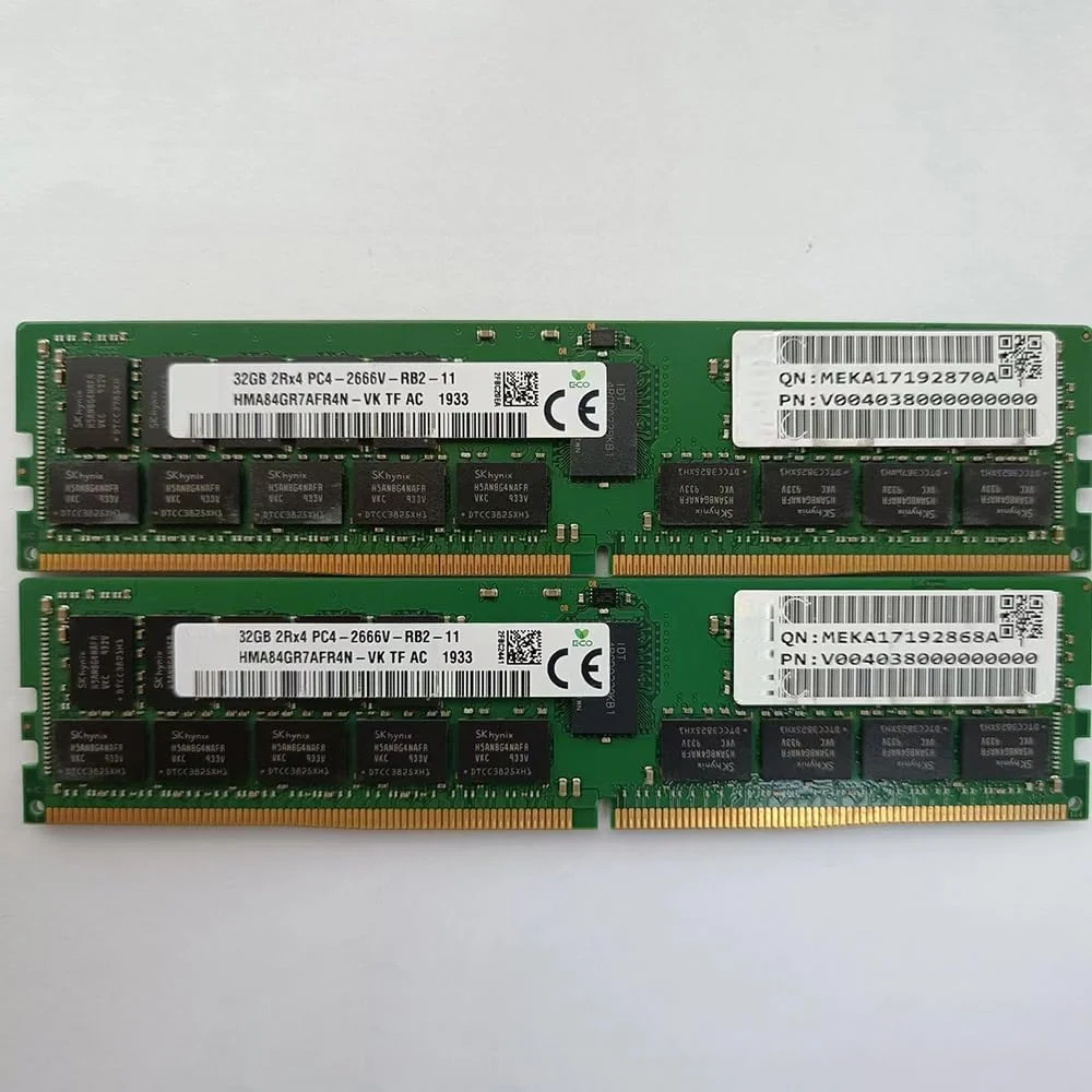 یک عدد رم سرور SKhynix مدل HMA84GR7AFR4N-VK 32G 2RX4 PC4-2666V REG ECC (32 گیگابایت) یک عدد رم سرور SKhynix مدل HMA84GR7AFR4N-VK 32G 2RX4 PC4-2666V REG ECC (32 گیگابایت)