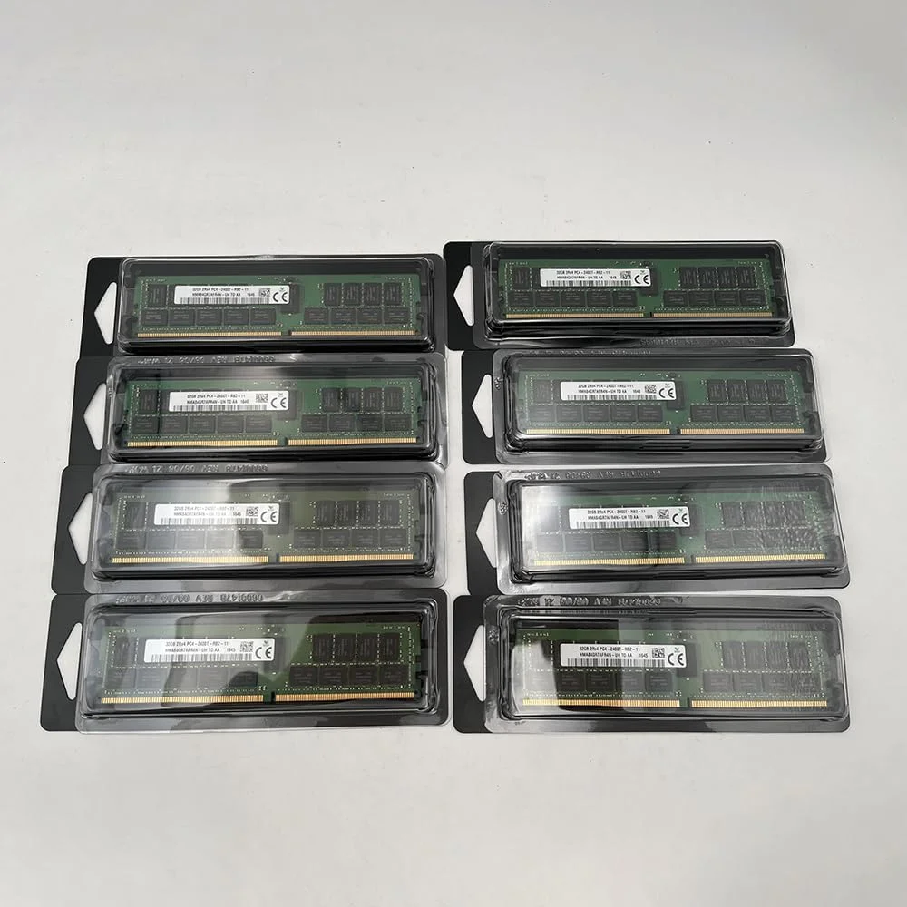 یک عدد رم ۳۲ گیگابایتی PC4-2400T 19200R REG ECC برای سرور SK Hynix مدل HMA84GR7AFR4N-UH