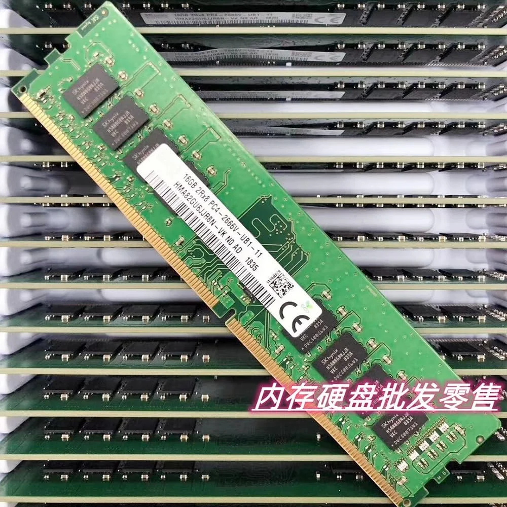 یک عدد رم سرور SKhynix مدل HMA82GU6CJR8N-VK 16G 2RX8 PC4-2666V