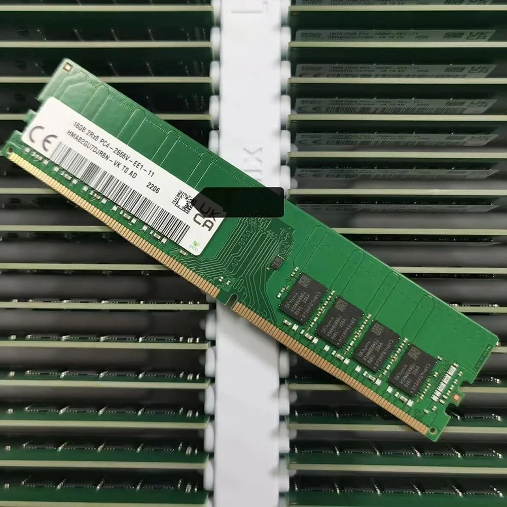 یک عدد رم سرور 16 گیگابایتی HMA82GU7DJR8N-VK HMA82GU7CJR8N-VK 2RX8 PC4-2666V ECC EUDIMM برای SKhynix