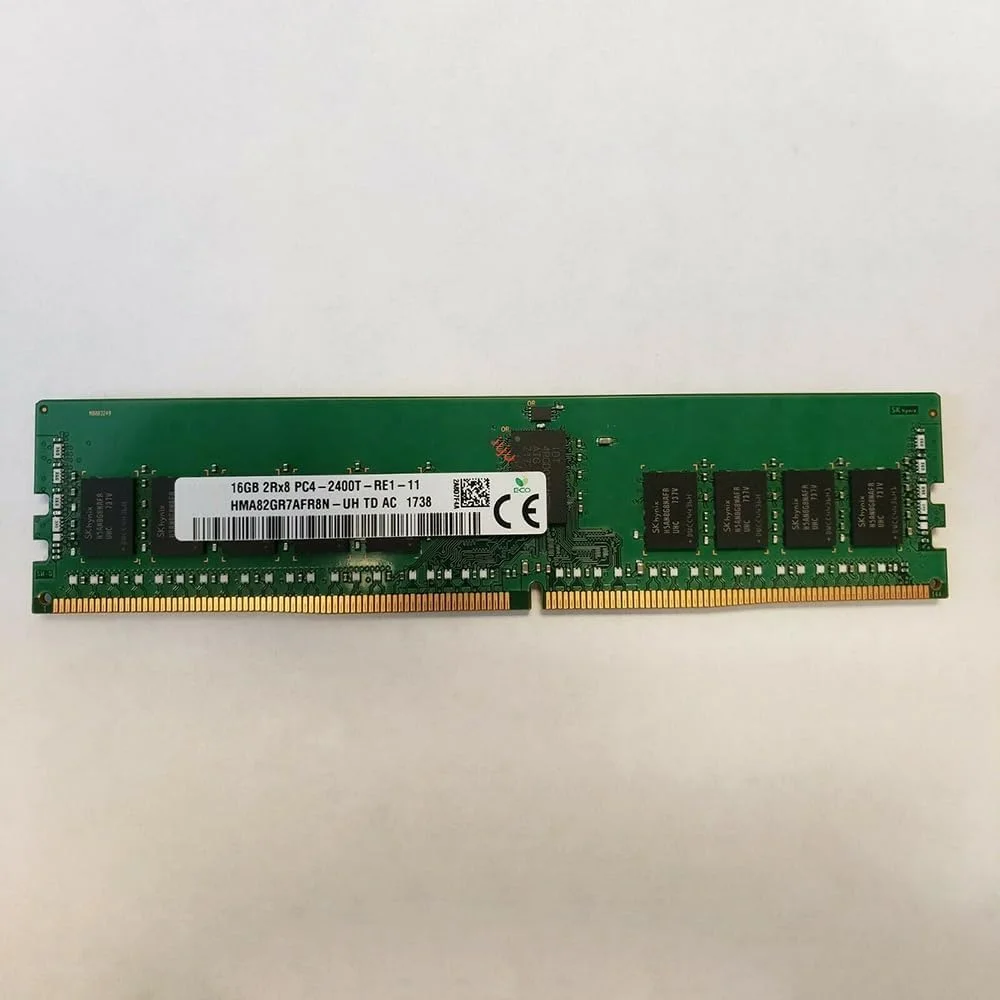 یک عدد رم سرور SKhynix مدل HMA82GR7AFR8N-UH با ظرفیت 16 گیگابایت، 2RX8 و فرکانس 2400