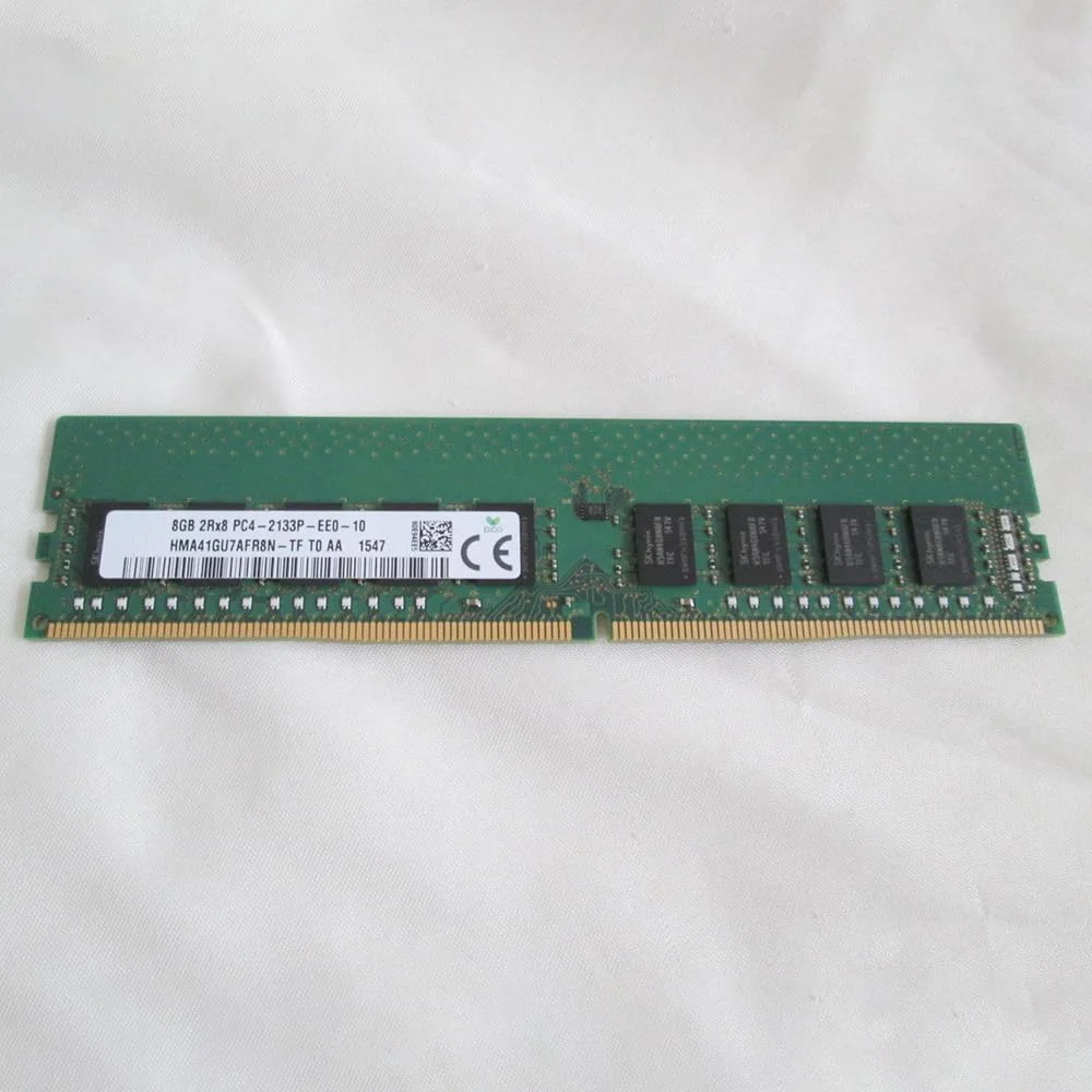 یک عدد رم سرور SK Hynix مدل HMA41GU7AFR8N-TF با ظرفیت 8 گیگابایت DDR4 2133P ECC