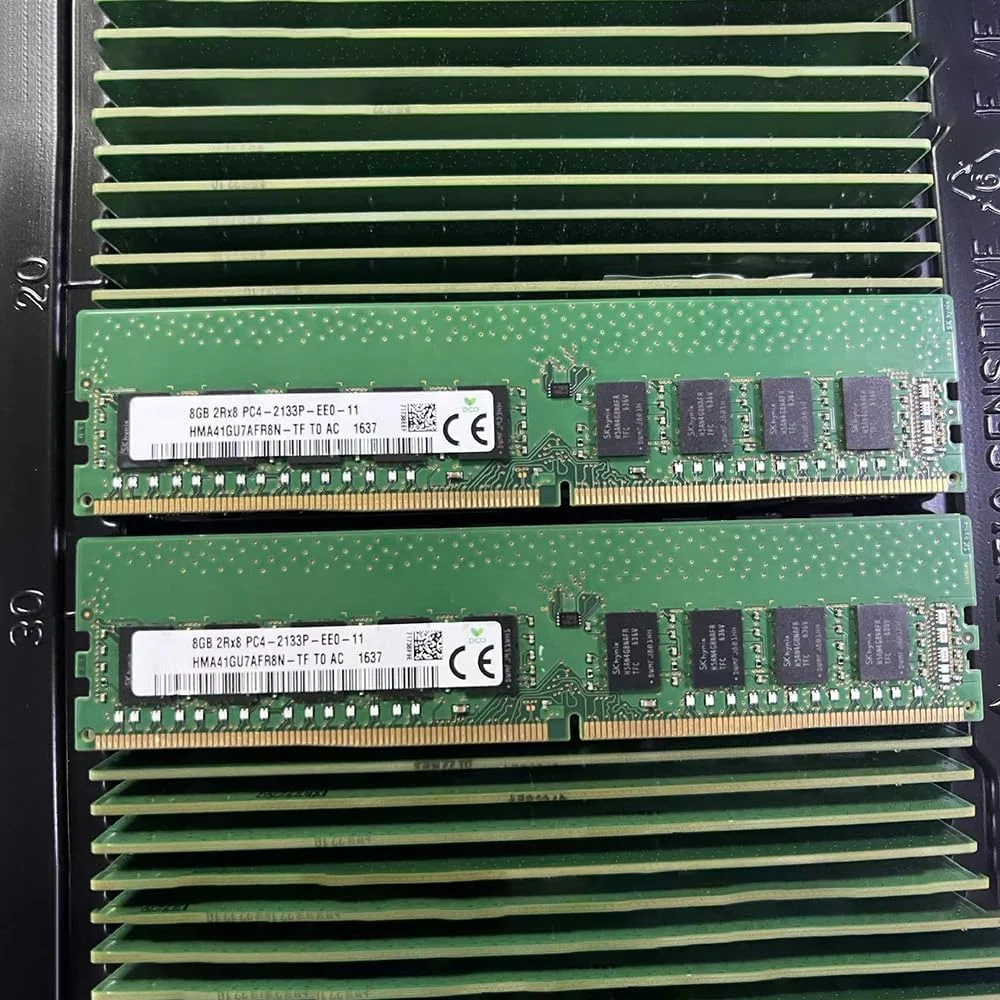 یک عدد رم سرور SKhynix مدل HMA41GU7AFR8N-TF 8G 2R×8 PC4-2133P DDR4 Pure ECC