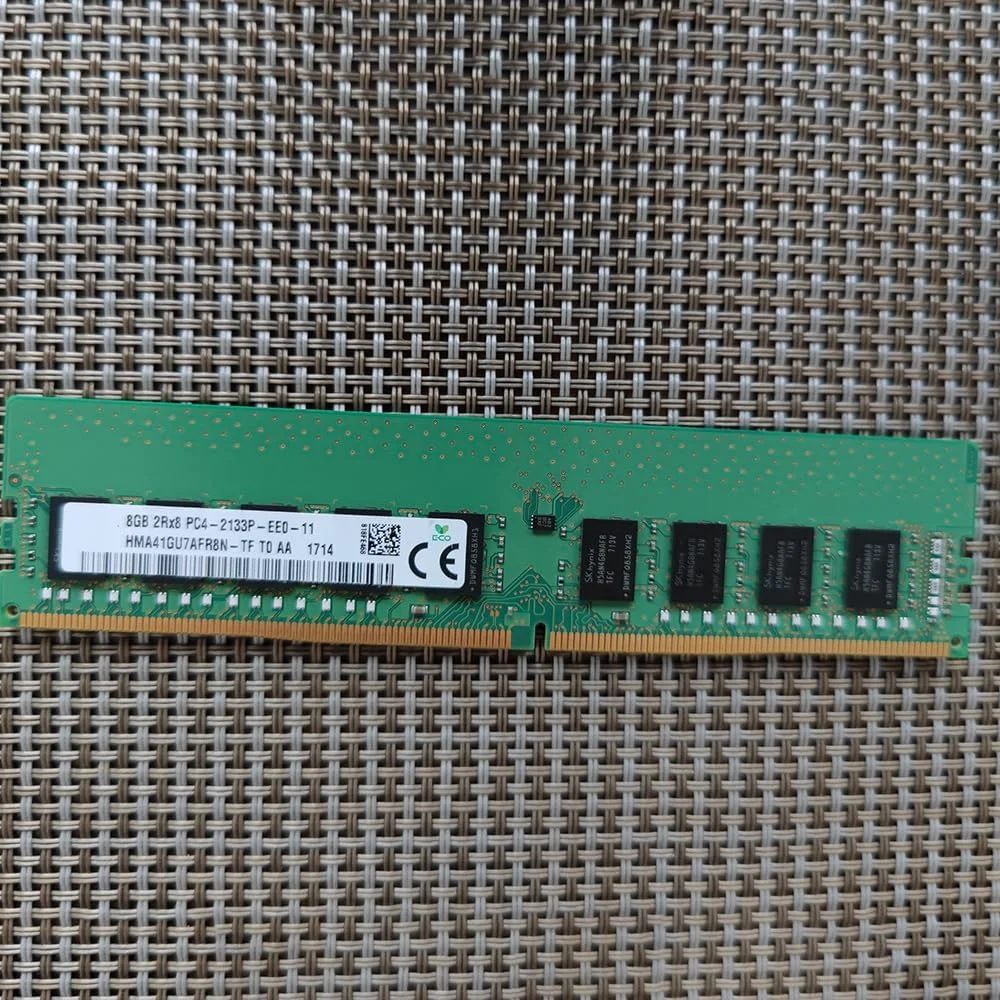 یک عدد رم سرور SKhynix مدل HMA41GU7AFR8N-TF 8G 2R×8 PC4-2133P DDR4 Pure ECC
