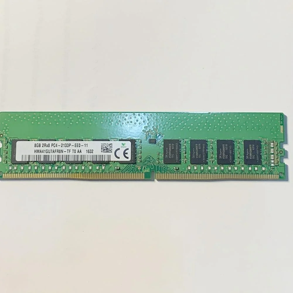 یک عدد رم سرور SK Hynix مدل HMA41GU7AFR8N-TF با ظرفیت 8 گیگابایت DDR4 2133P ECC