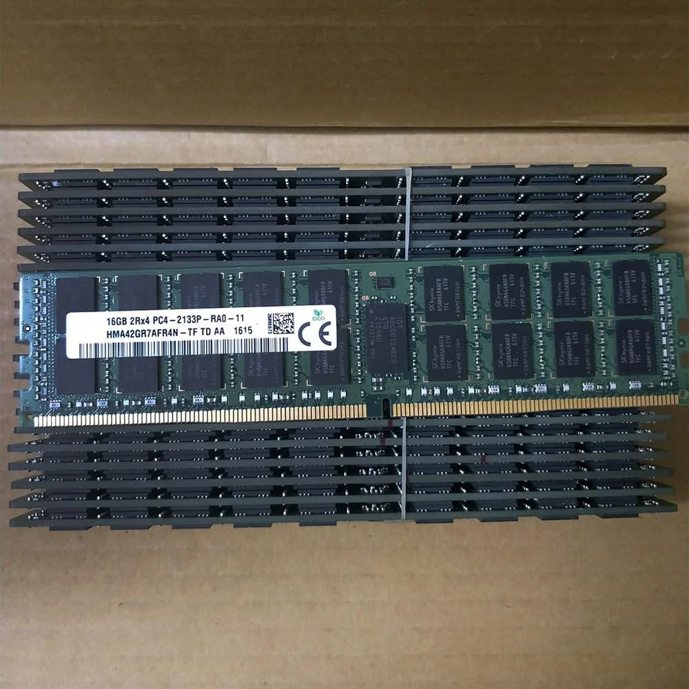 یک عدد رم سرور SKhynix مدل HMA42GR7AFR4N-TF 16G 2RX4 PC4-2133P RECC
