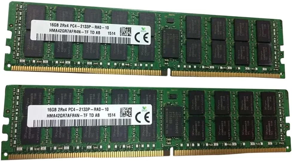 یک عدد رم سرور SKhynix مدل HMA42GR7AFR4N-TF 16G 2RX4 PC4-2133P RECC