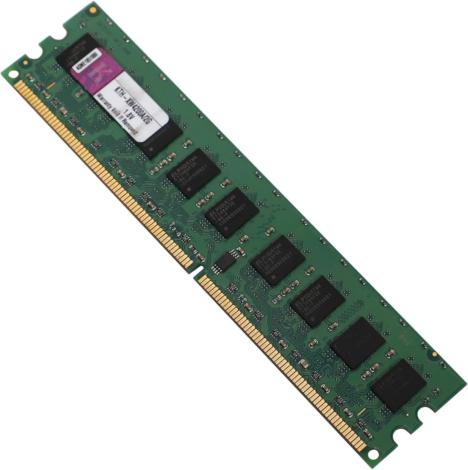دو عدد رم 2 گیگابایتی DDR2 ECC با فرکانس 533 مگاهرتز 4200 DIMM رم سرور با عملکرد بالا